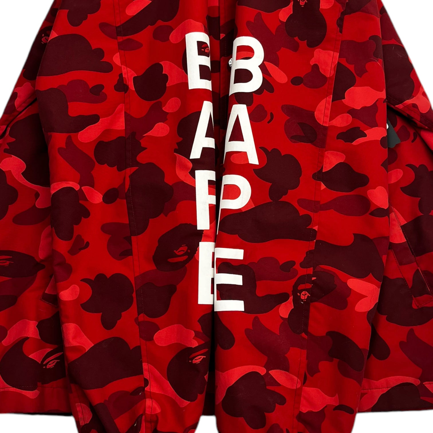 BAPE Camo Coaches Jacket Red