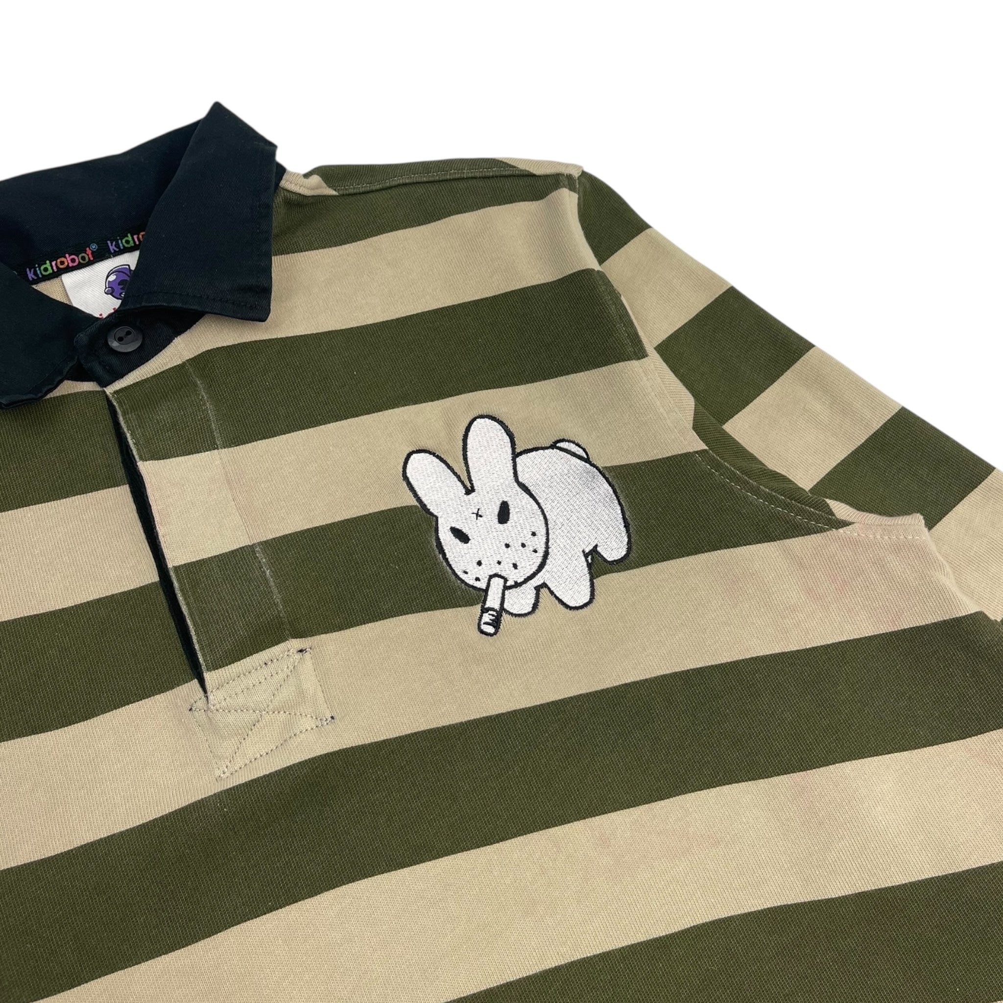Kidrobot Rugby Striped Polo Longsleeve