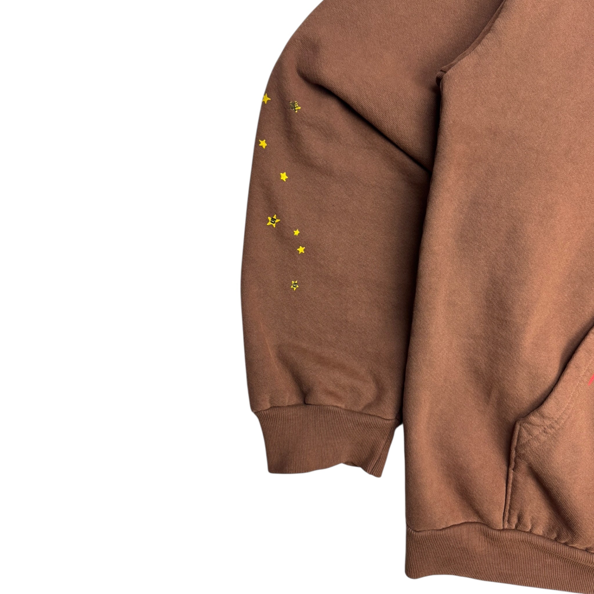 Sp5der Web Hoodie Brown