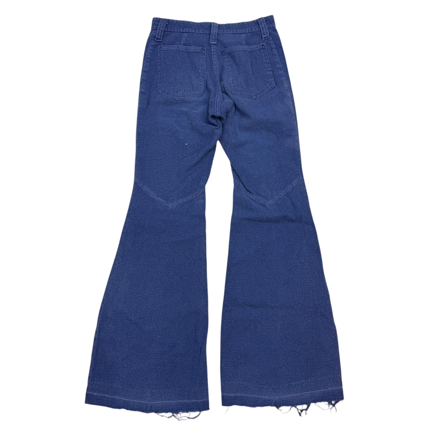 (W) Vintage Denim Bell Bottom Dark Blue