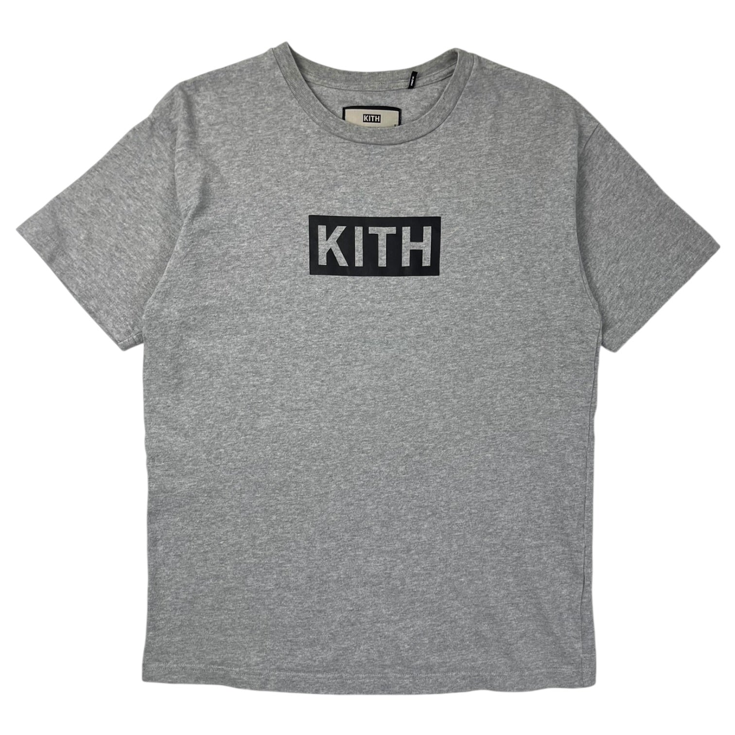 Kith Classic Box Logo T-Shirt Grey