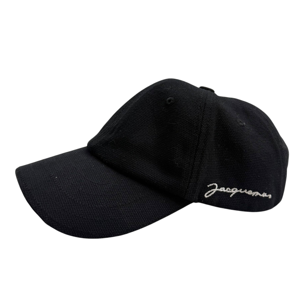 Jacquemus Cotton Baseball Cap Black