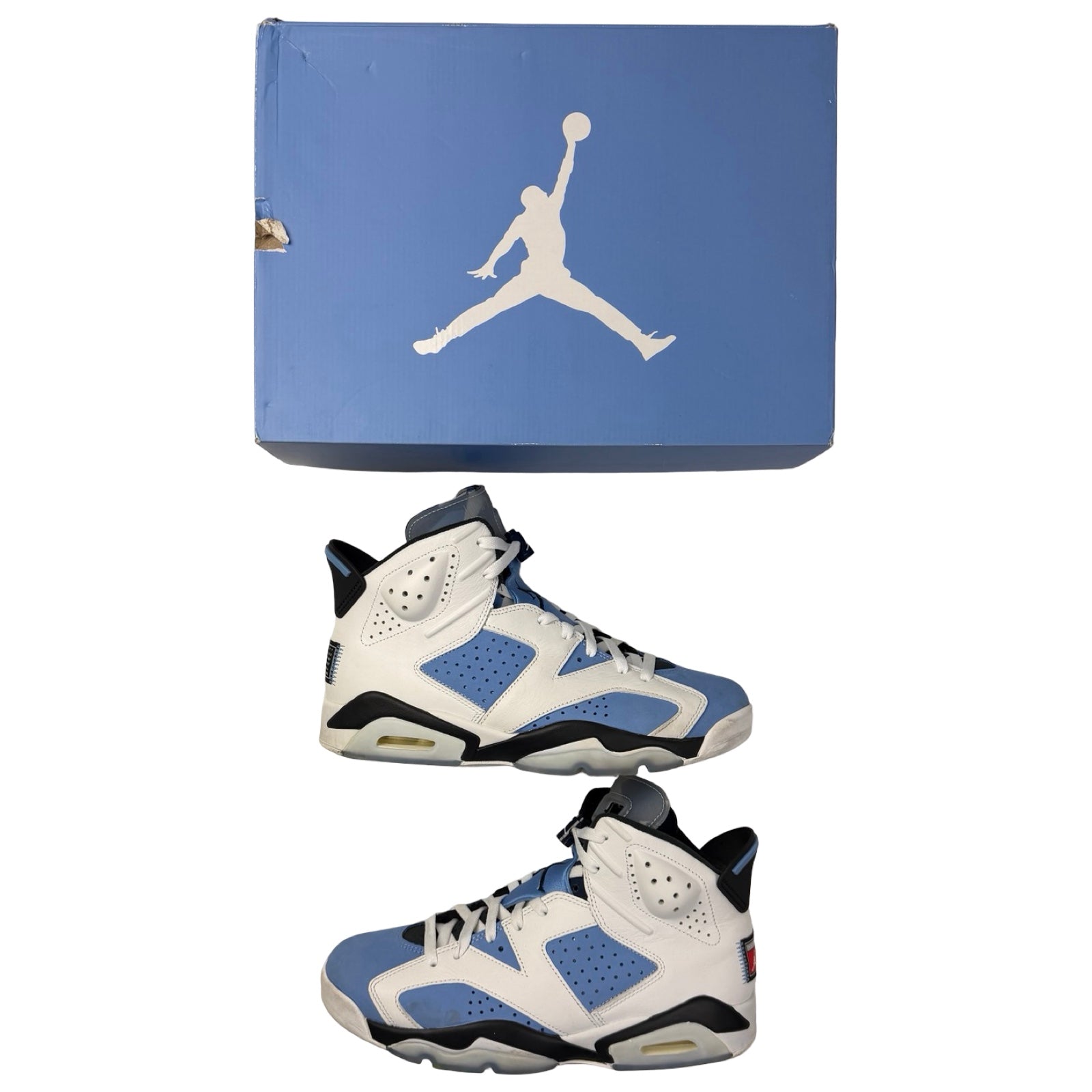 Jordan 6 UNC White (Used)
