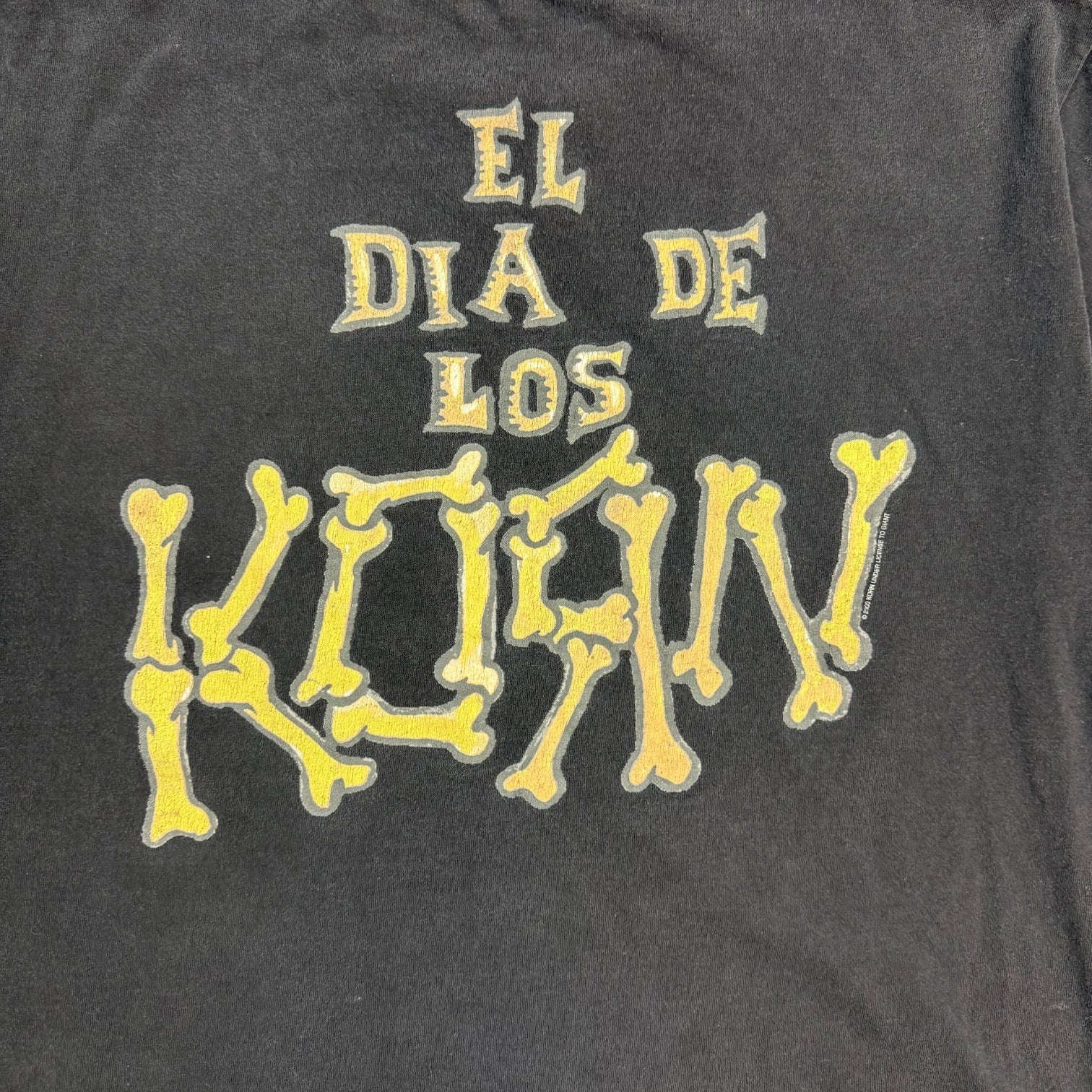 2000 Korn El Dia De Los Korn Tee Black