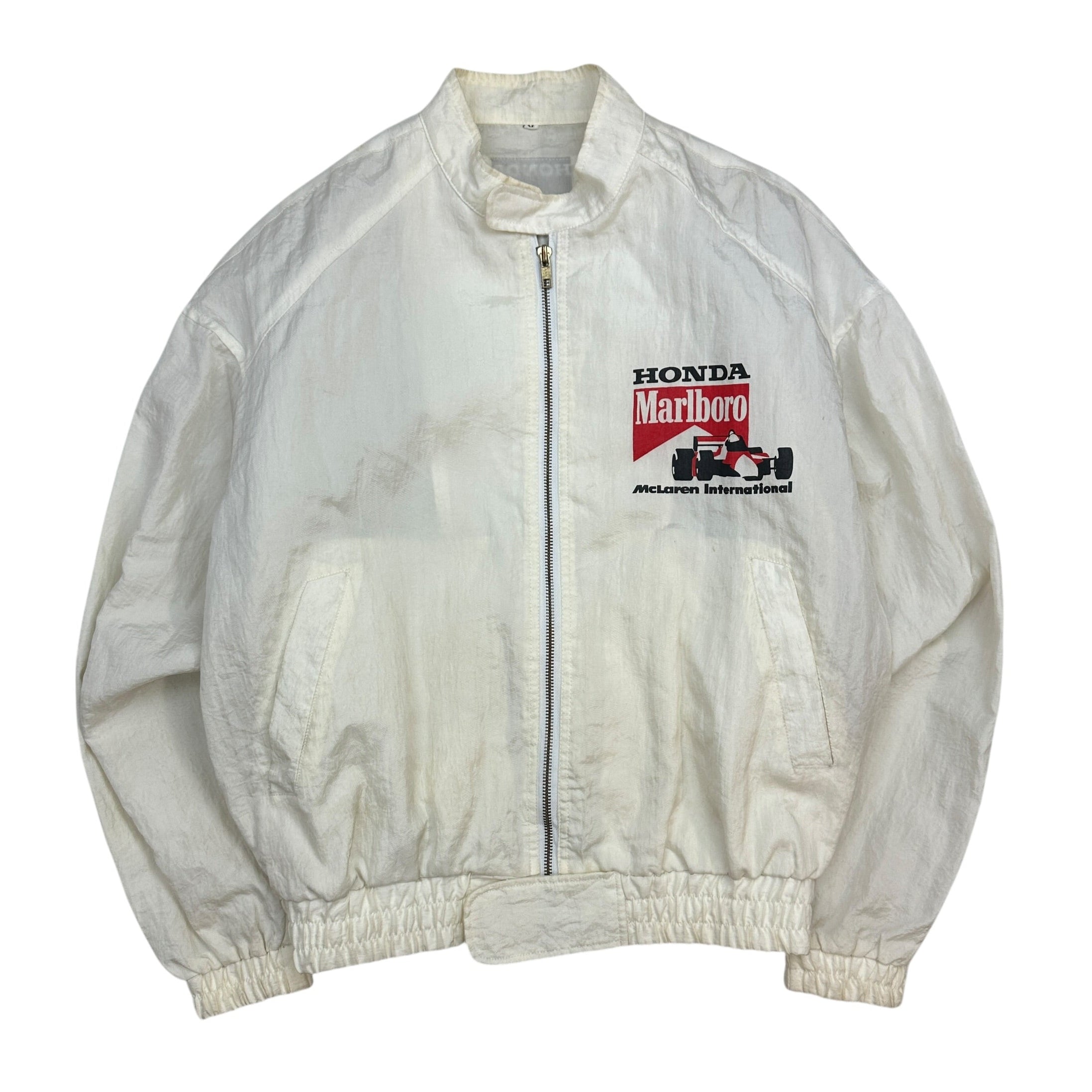 Vintage Marlboro McLaren Honda Racing Jacket White