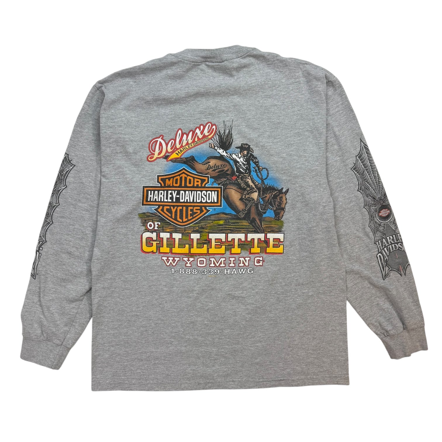 2007 Harley Davidson Of Wyoming L/S Tee Grey