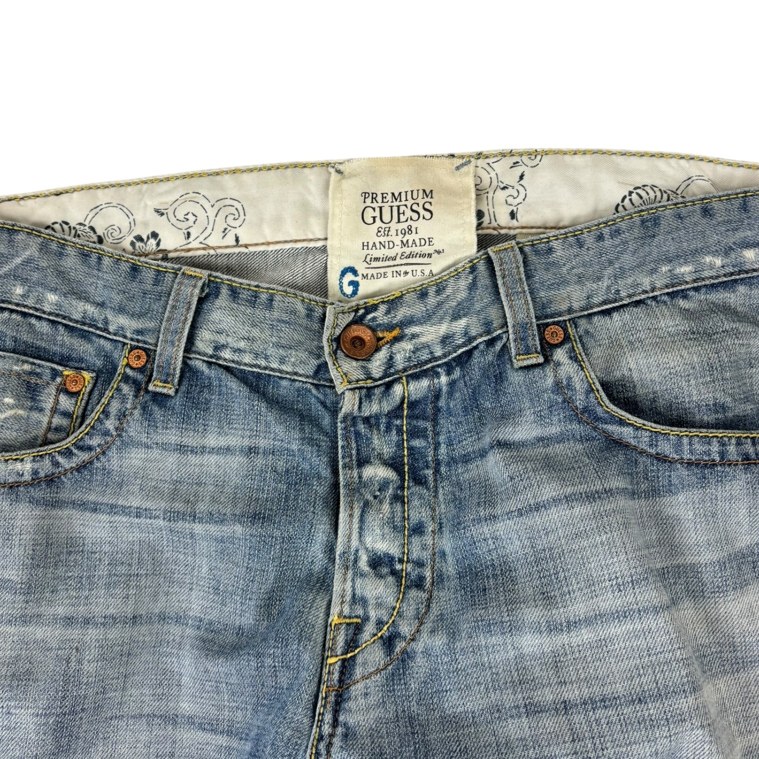 Vintage Guess Premium Low-Rise Straight Leg Jean