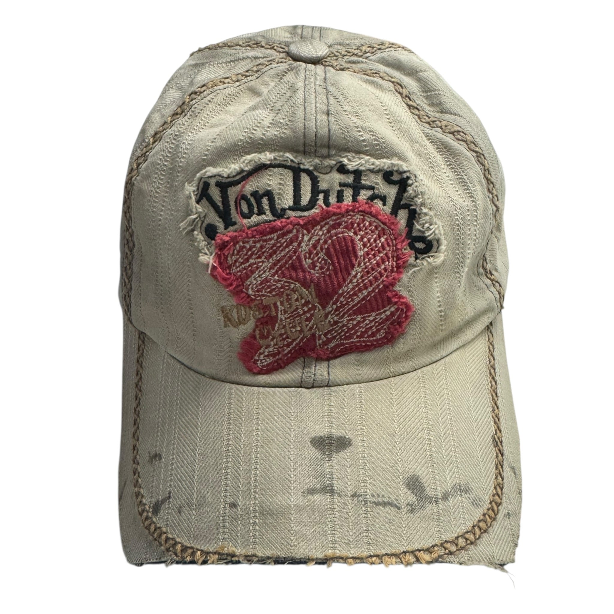 Vintage Y2K Von Dutch Distressed Hat