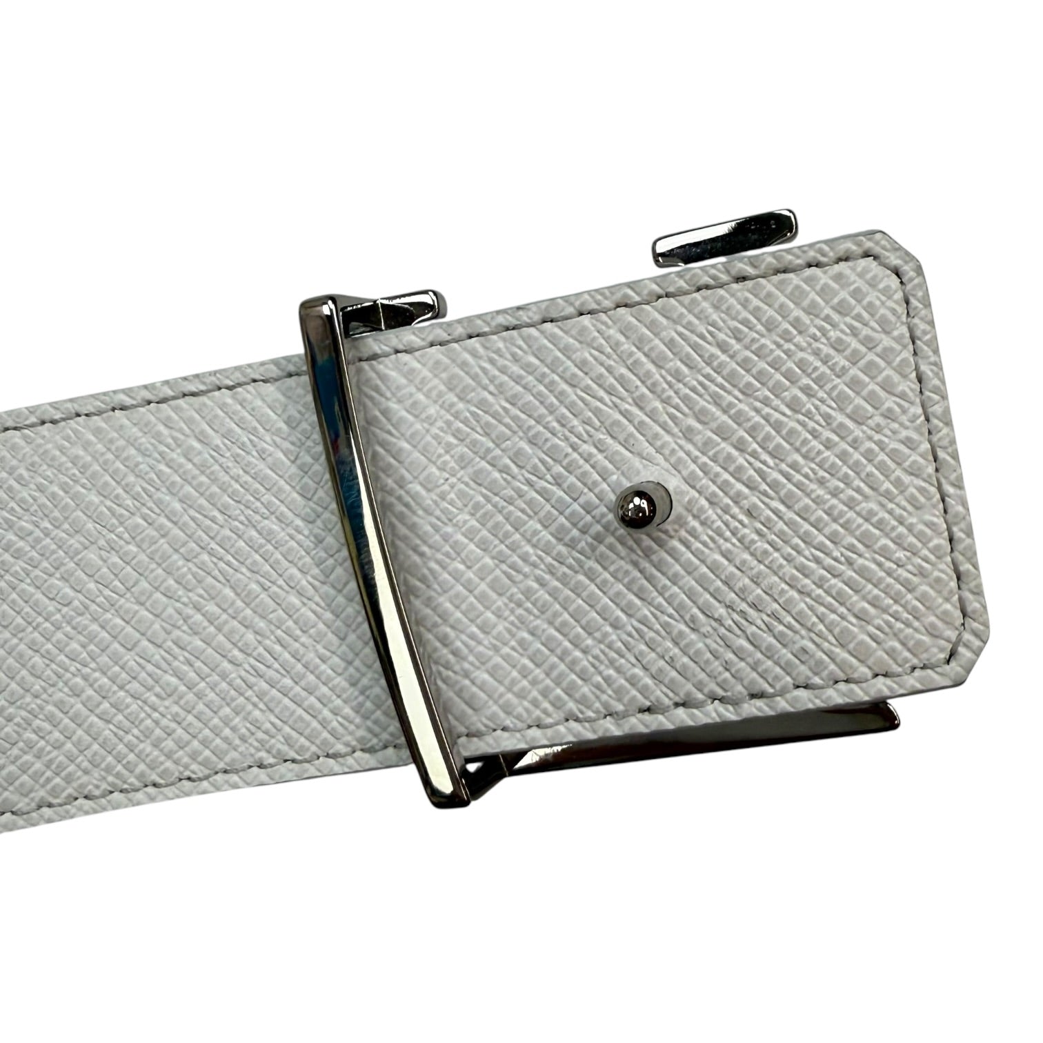 Louis Vuitton Monogram Belt White