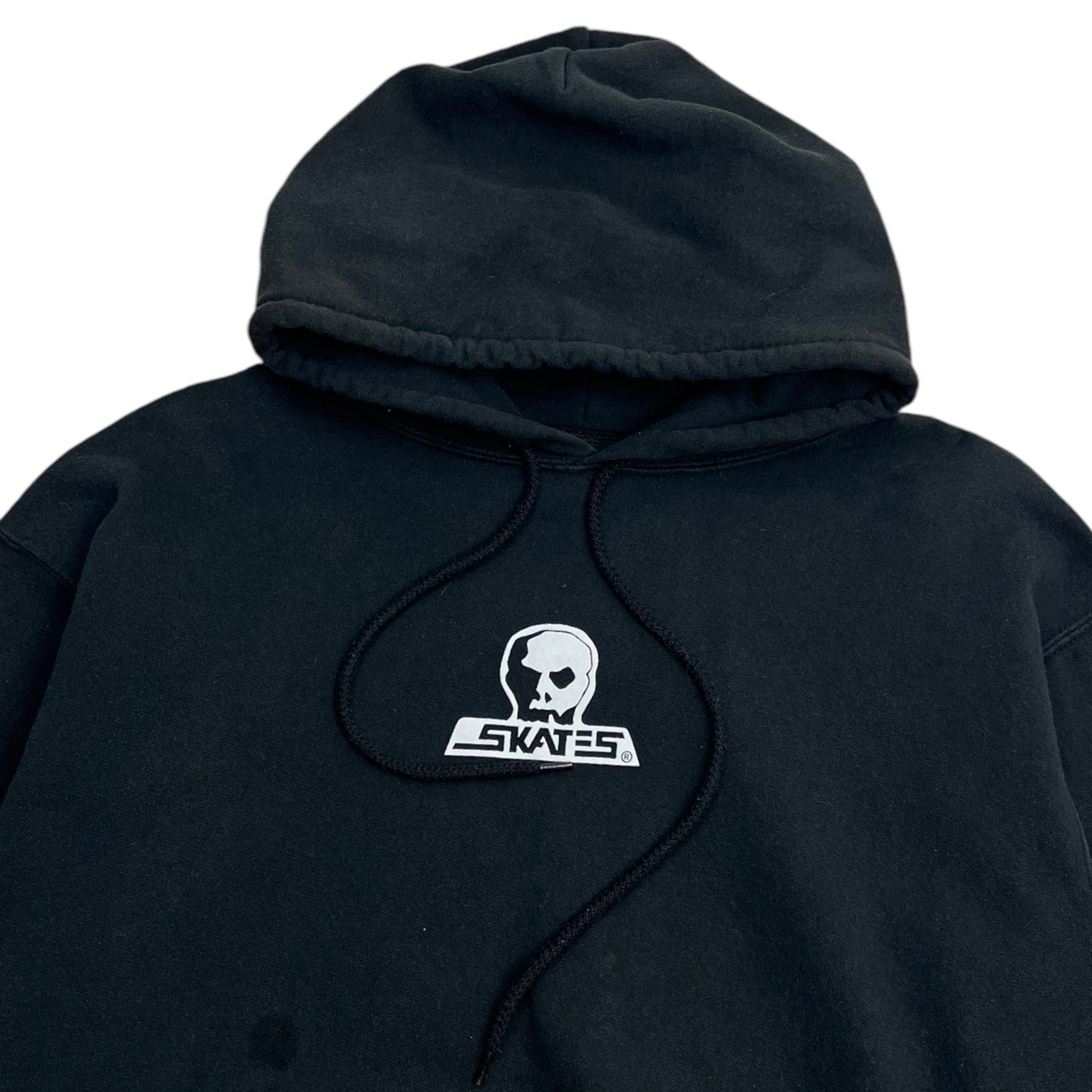 Vintage Skull Skates Classic Hoodie Black