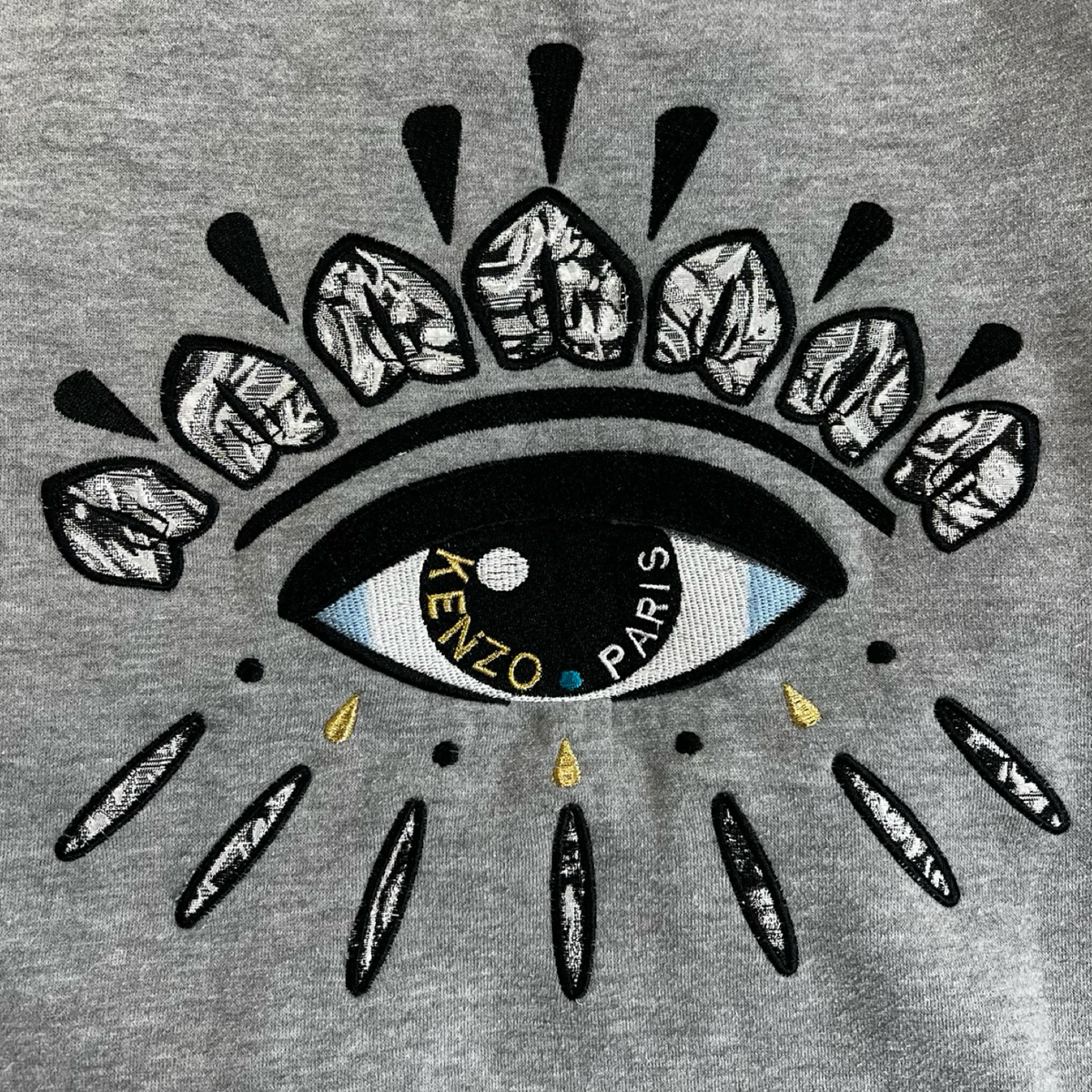 Kenzo Paris Eye Sweatshirt Grey