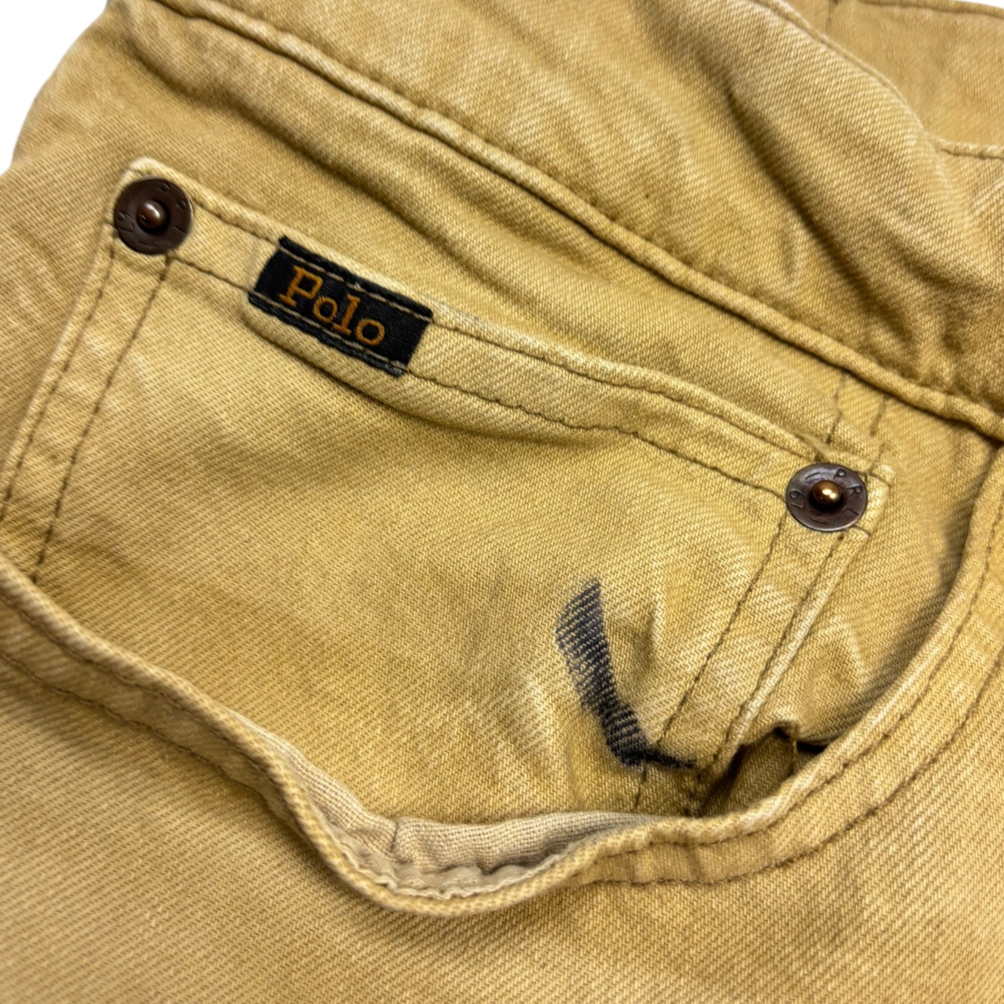 Vintage Polo Ralph Lauren Trouser Bottoms Tan Beige
