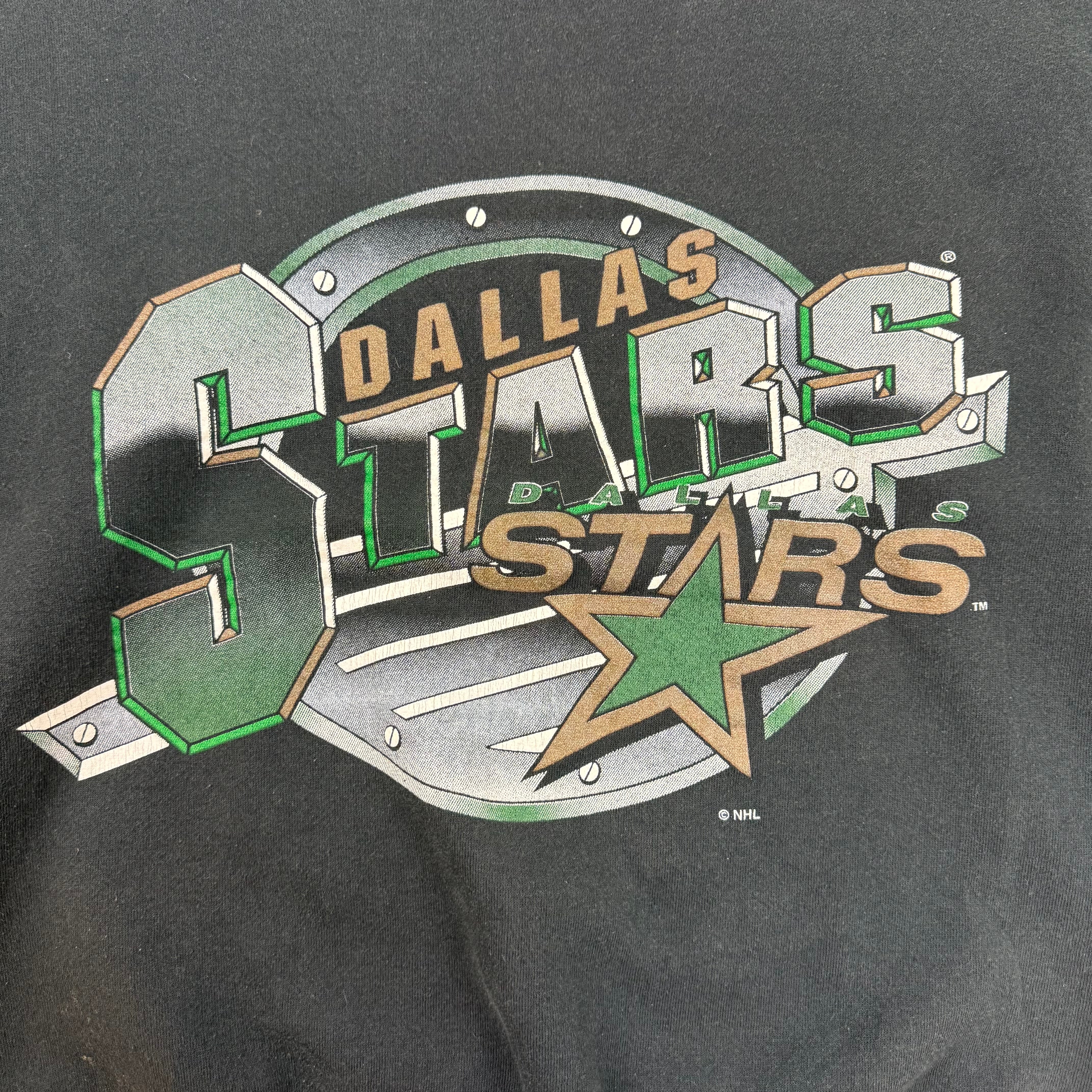 Vintage Dallas Stars Crewneck Black