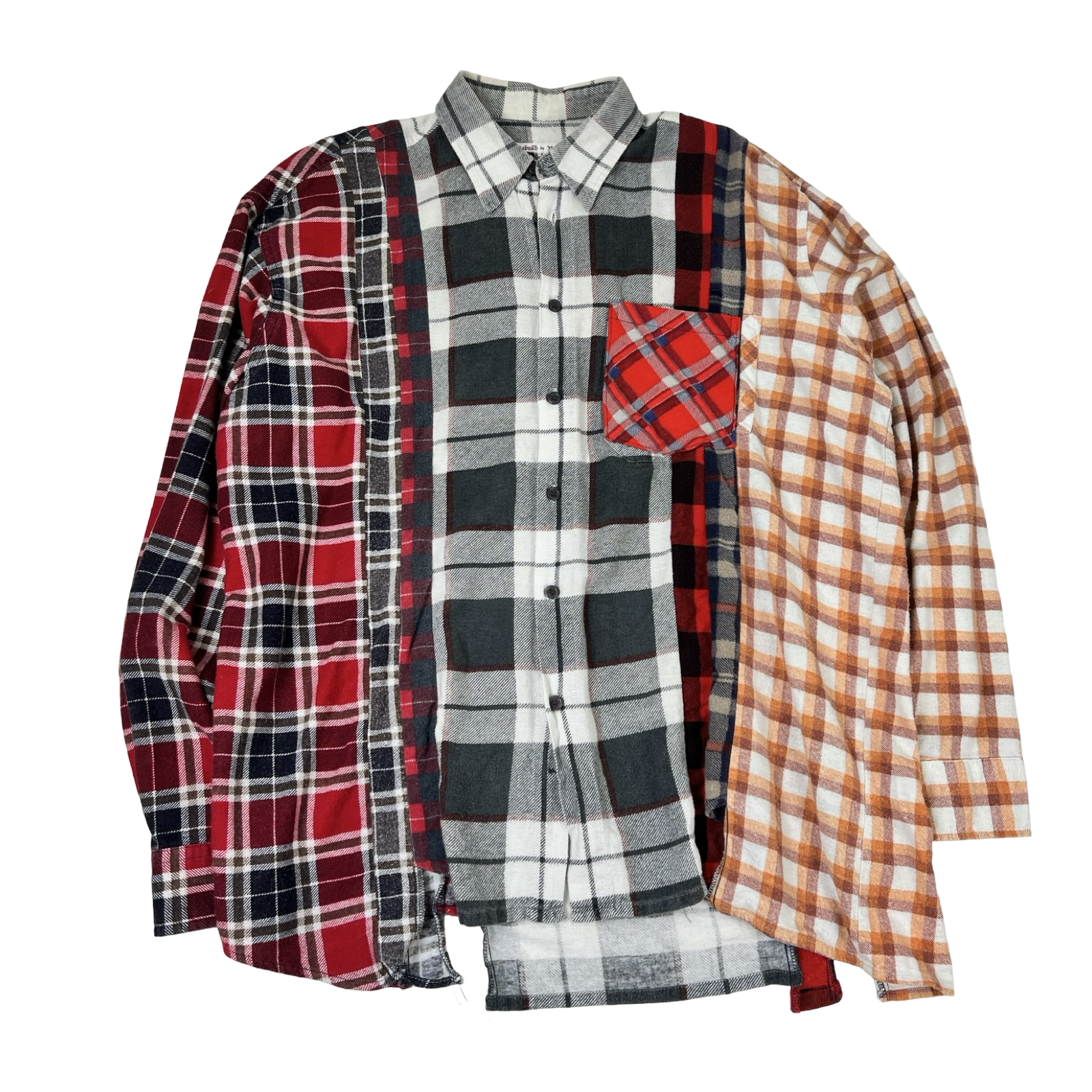 Rebuild by Needles Reconstructed Flannel Shirt