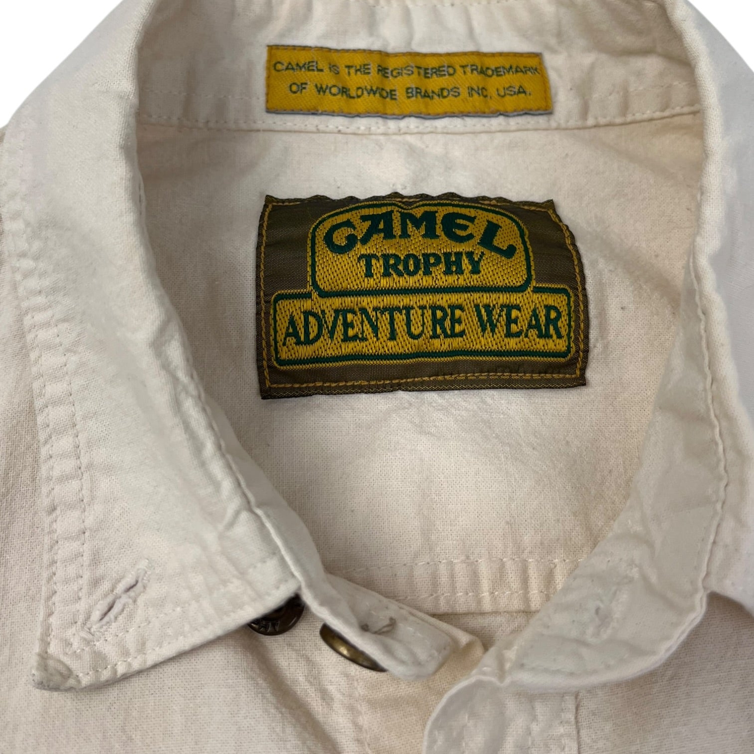 Vintage Camel Adventure Safari Button Shirt