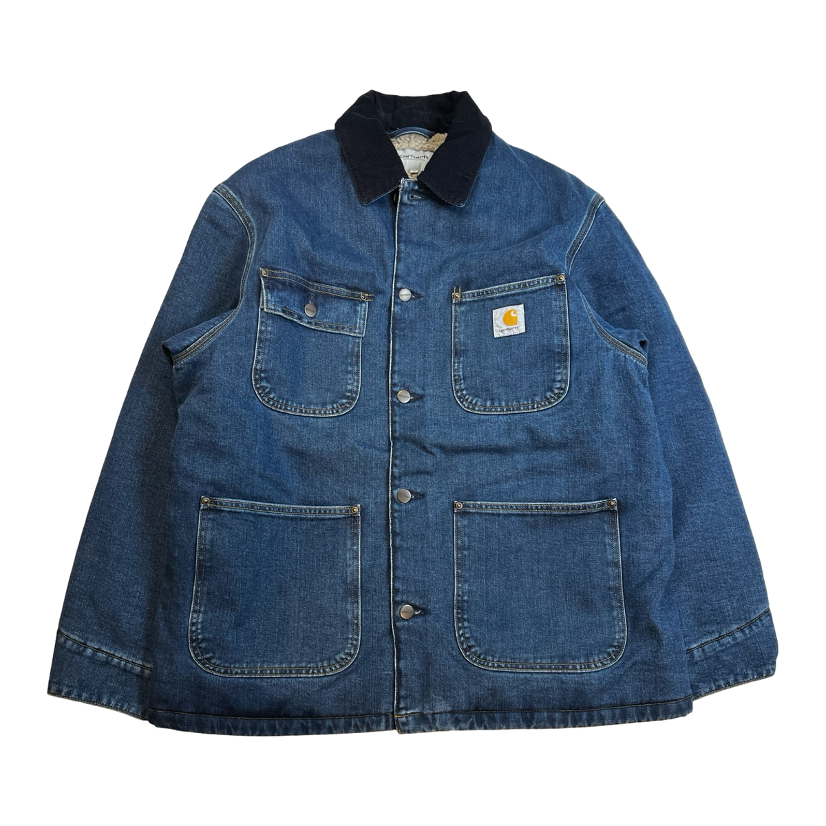 Carhartt WIP OG Chore Corduroy Collar Denim Jacket