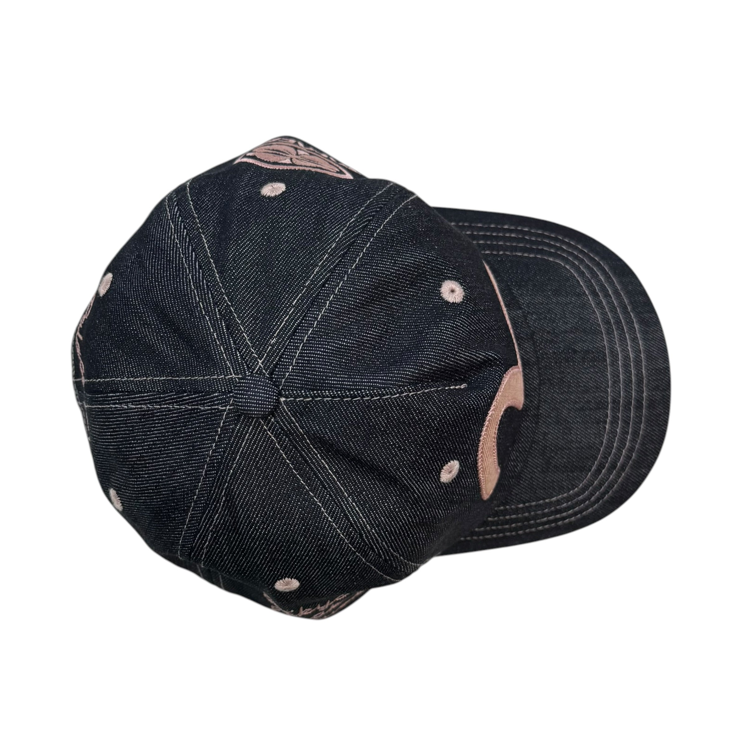 Palace x Evisu Indigo Denim Snapback Hat