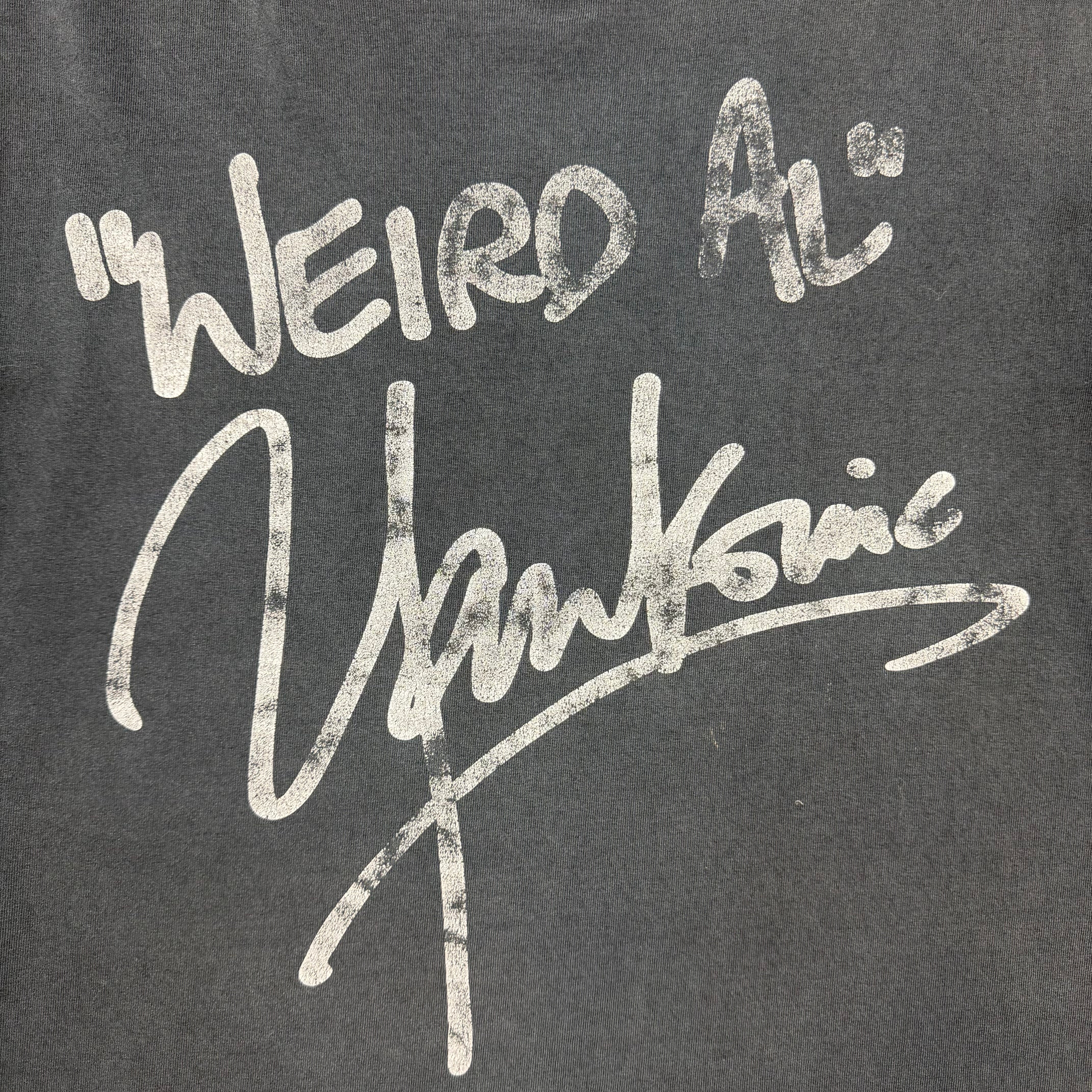Vintage “Weird Al” Yankovic Autograph Tee Black