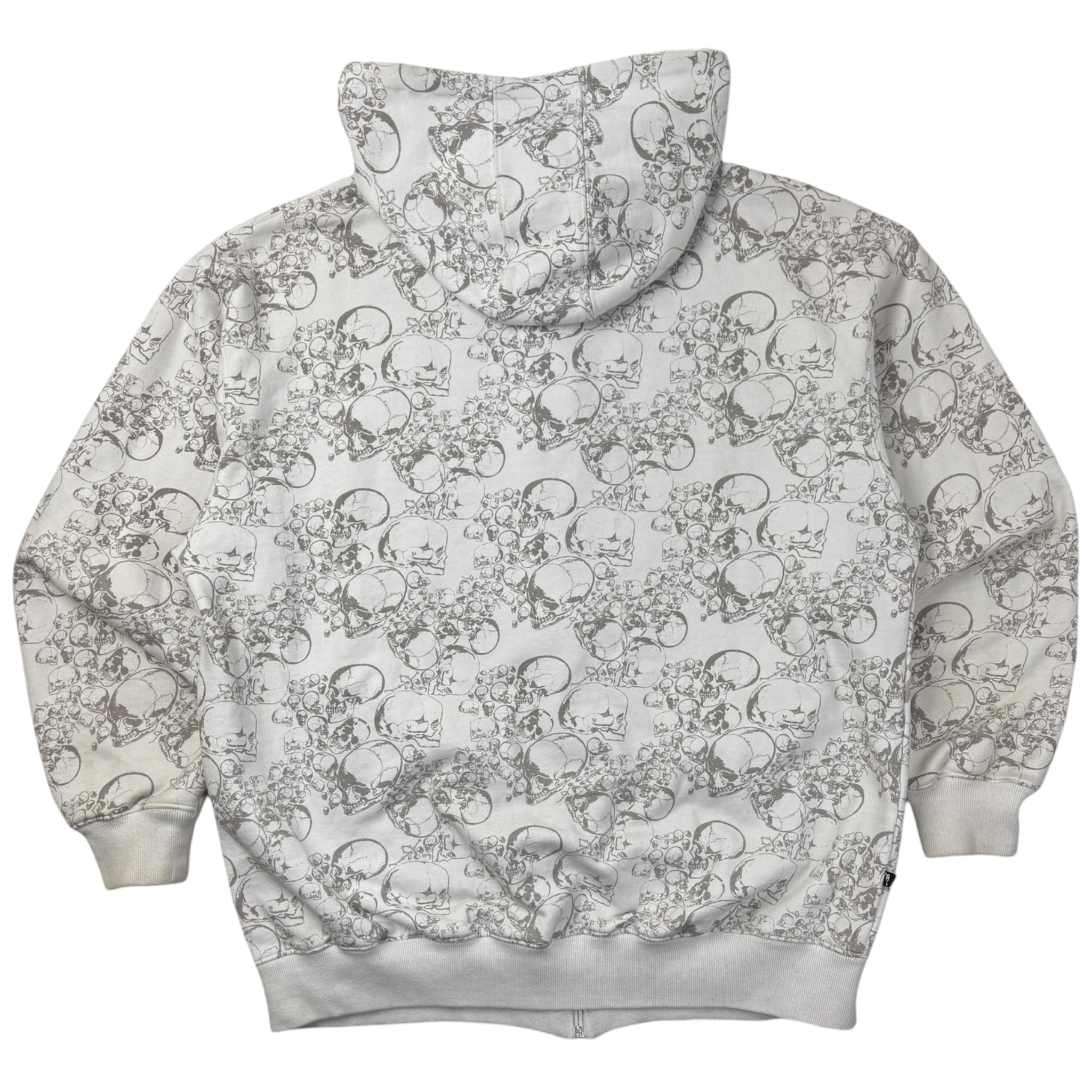 Y2K Rocawear Skulls All Over Full Zip Hoodie