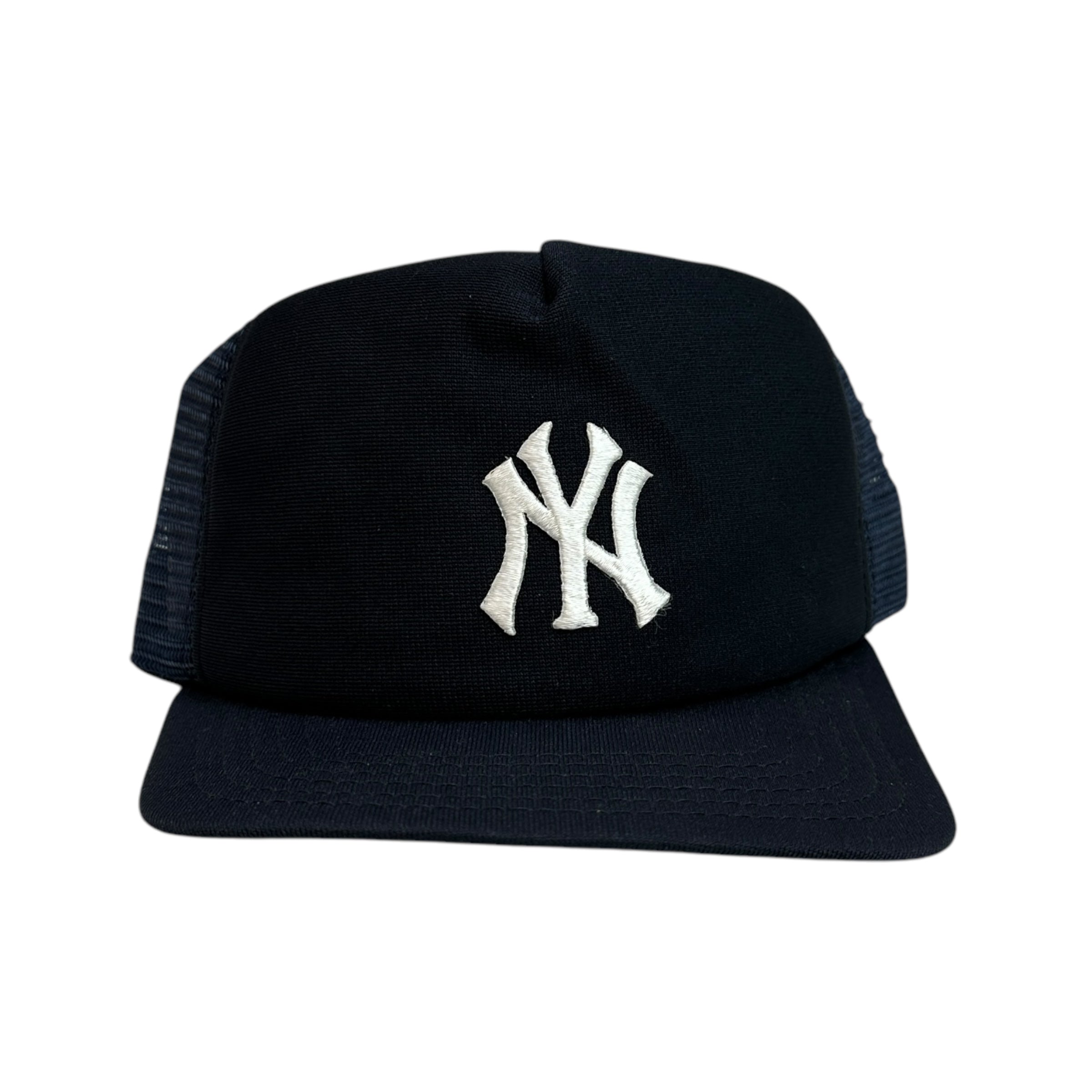 Vintage New York Yankees New Era Trucker Hat Navy
