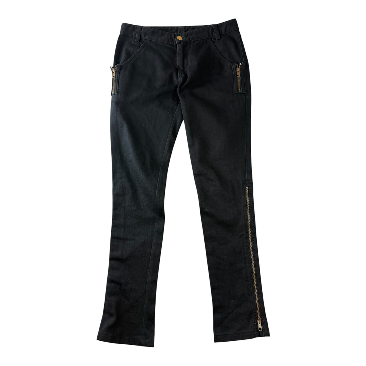 Gucci Side Zip Jeans Black