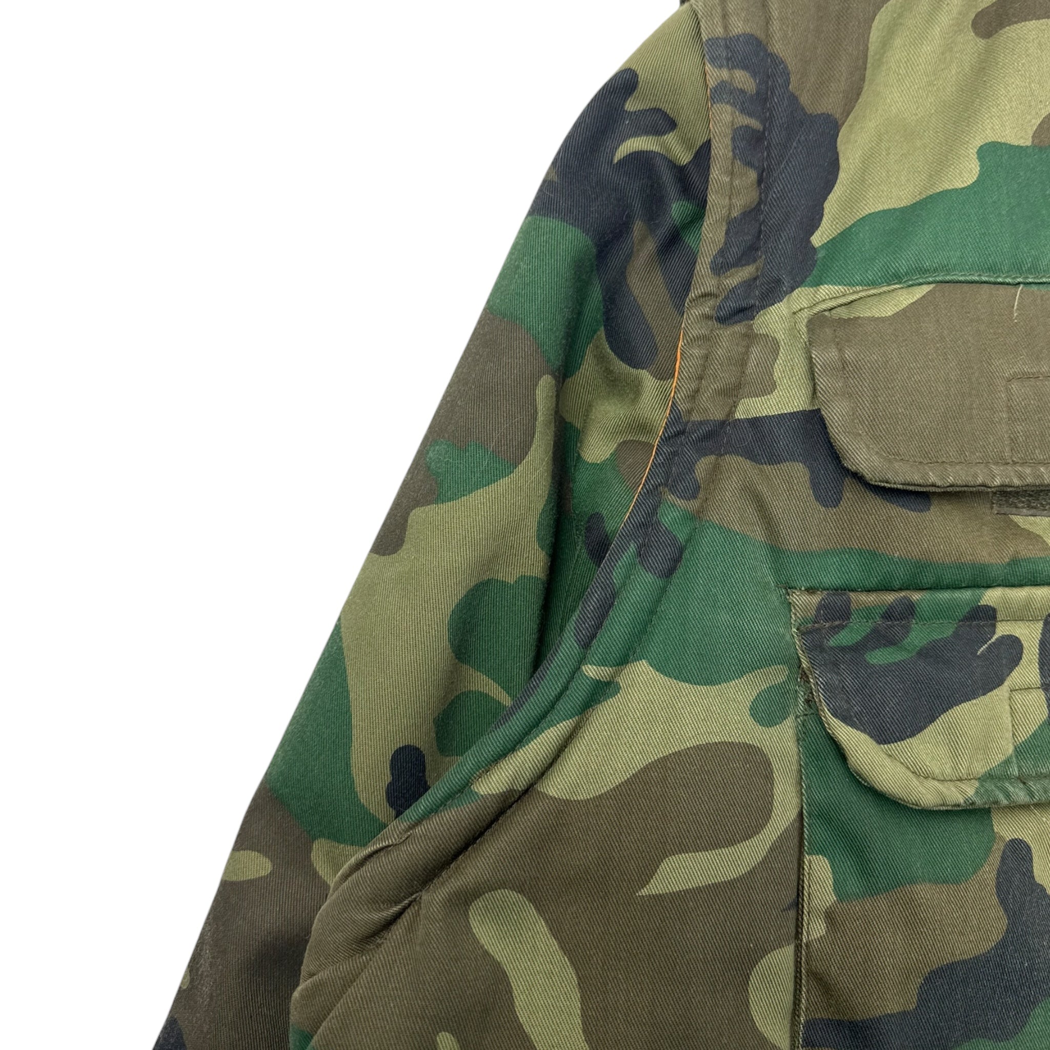 Vintage Y2K Militaire Camo Tactical Zip Jacket