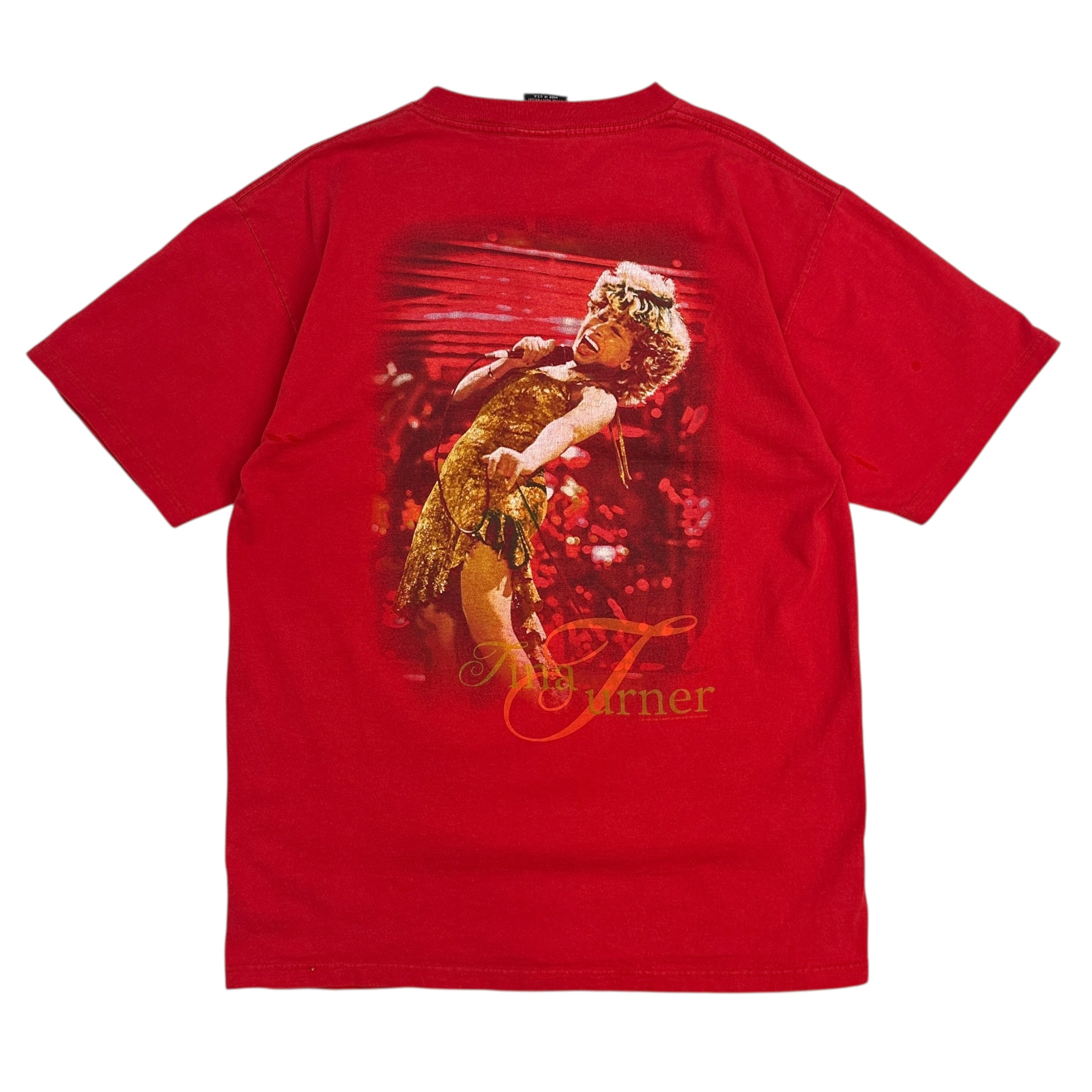 2000 Tina Turner Band Tee Red