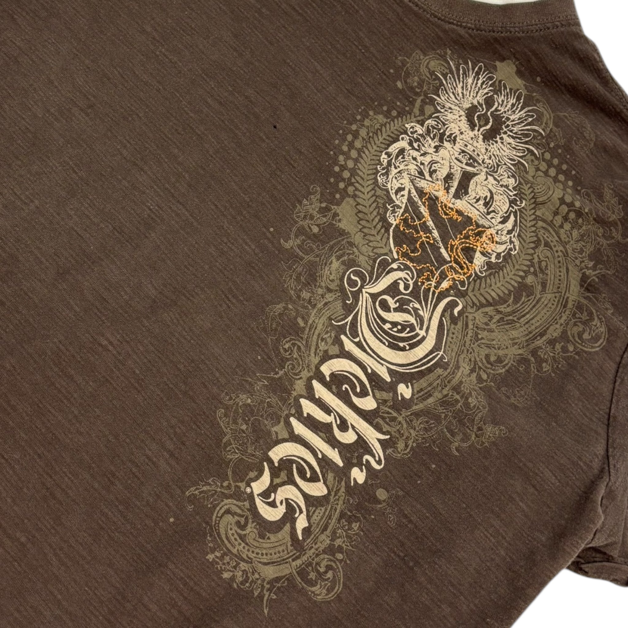 Vintage Y2K Dickies Crest Logo Layered Longsleeve Shirt