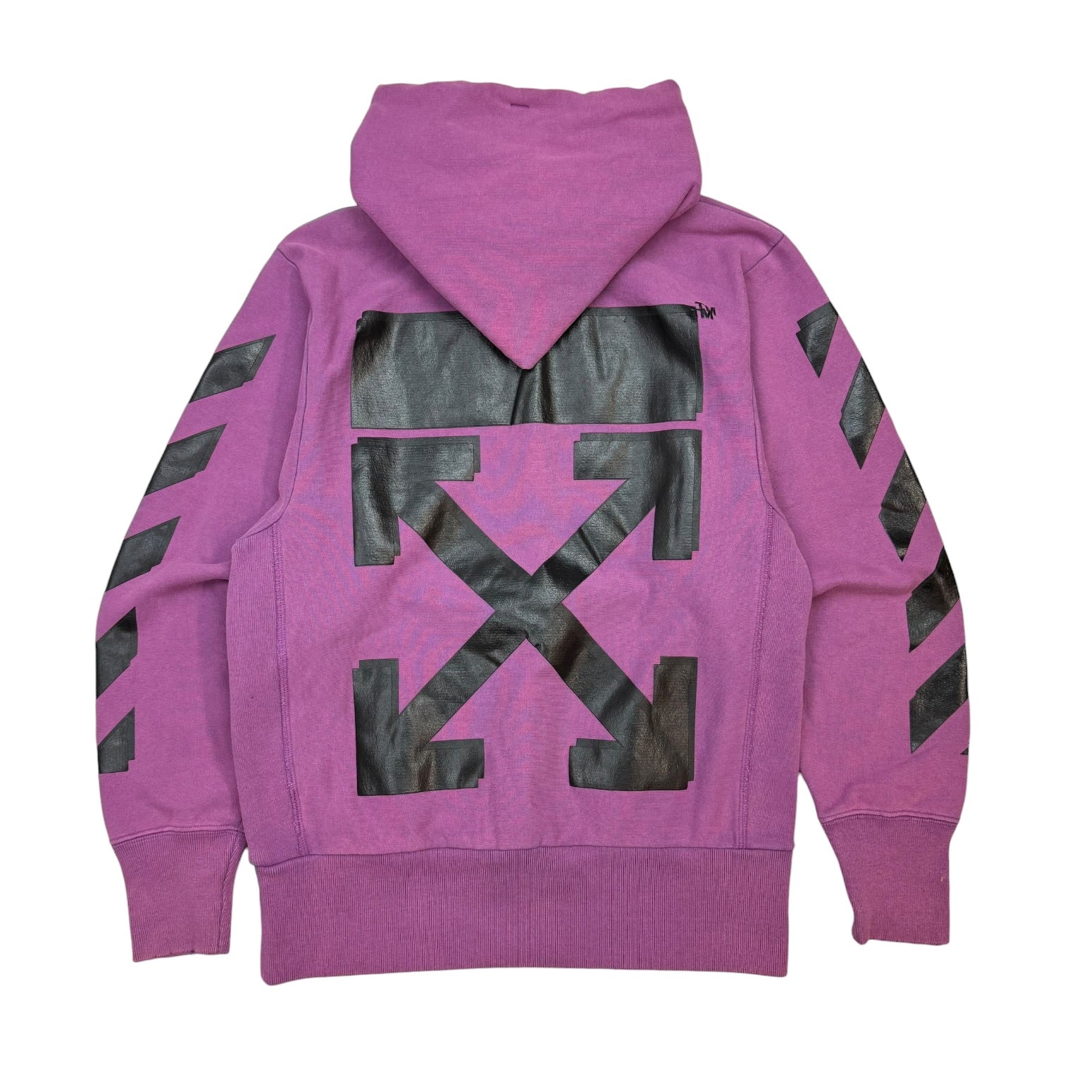 Off-White x Champion Reverse Weave Hoodie Purple