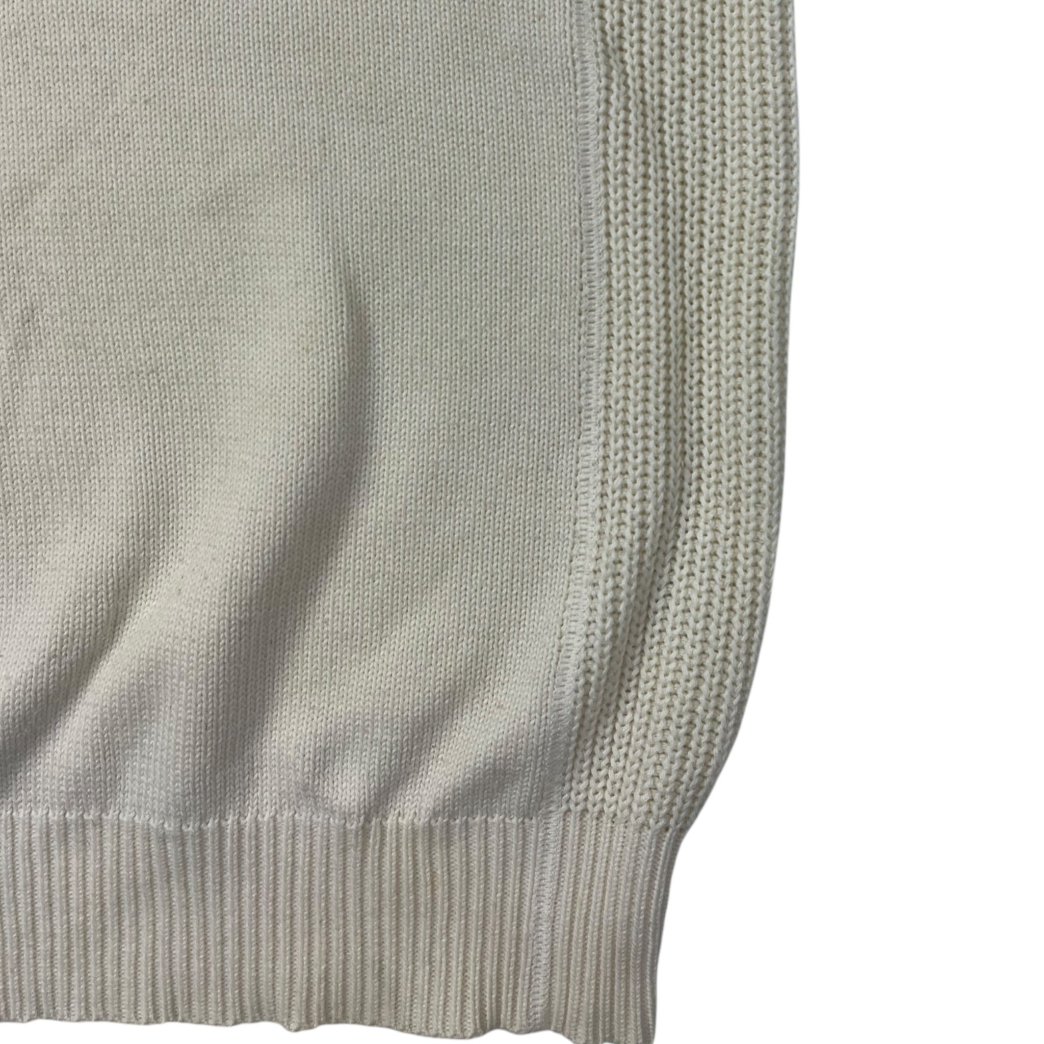 Vintage Polo Ralph Lauren Cream Knit Sleeveless Sweater