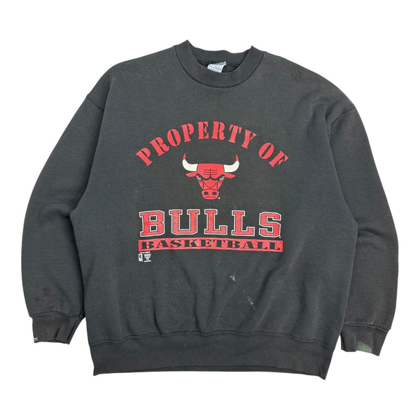 Vintage Salem Propery Of The Bulls Basketball Crewneck Black