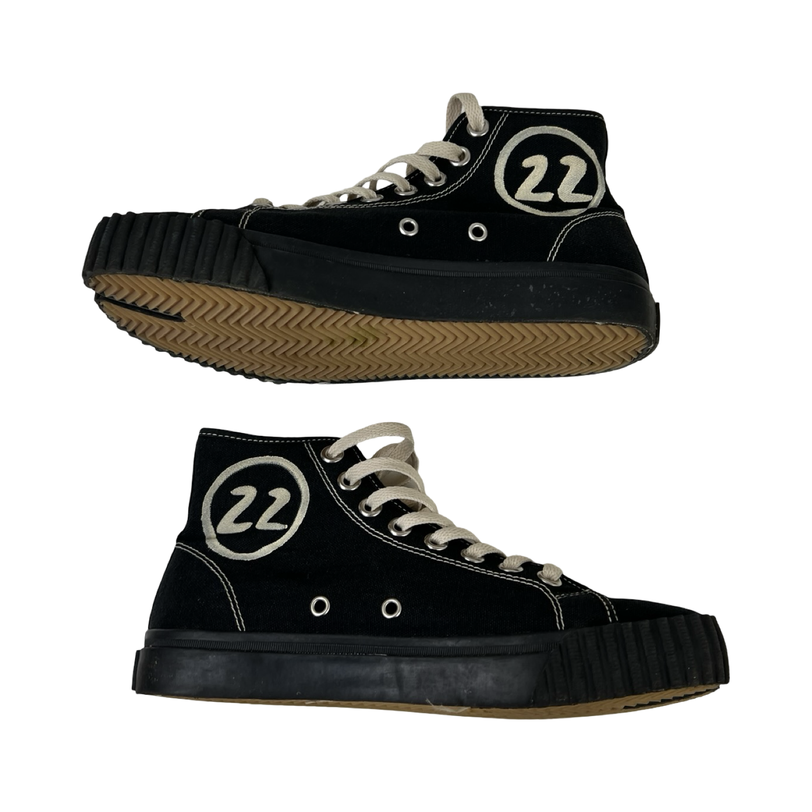 Maison Margiela Tabi Canvas High-Top Sneaker (Used)