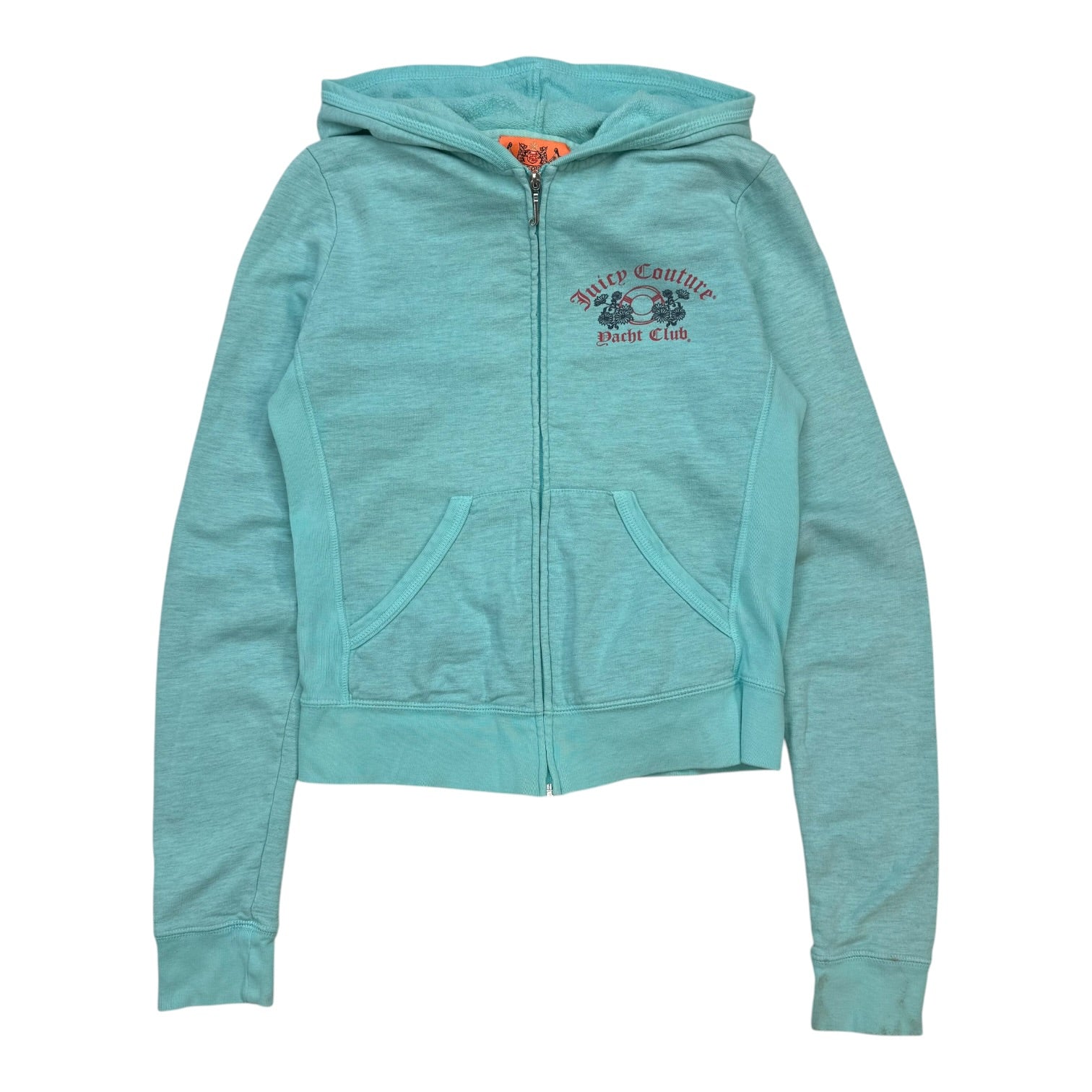 (W) Vintage Juicy Couture Yacht Club Zip Up Hoodie Blue