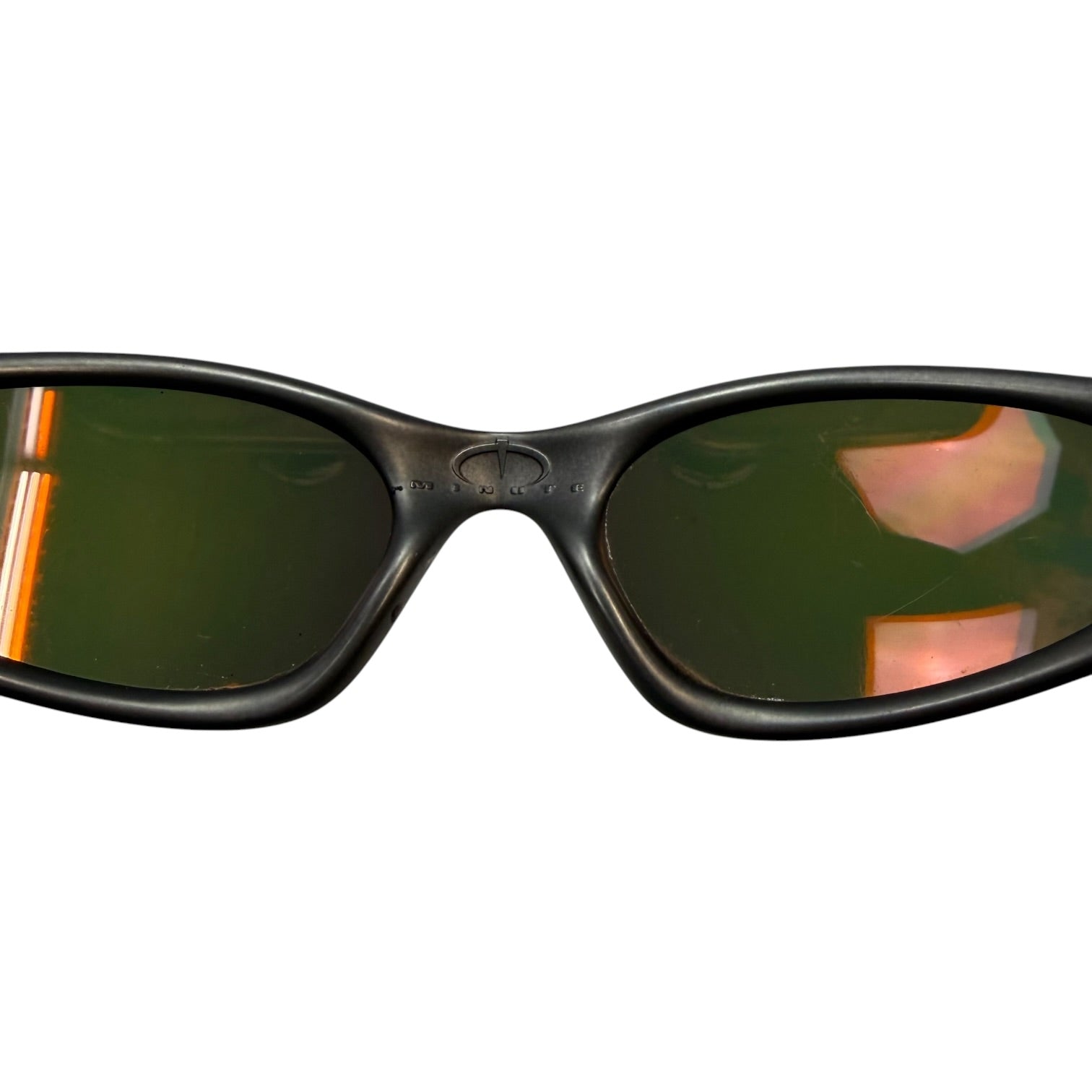 Vintage Y2K Oakley Eyejacket Gunmetal/Orange