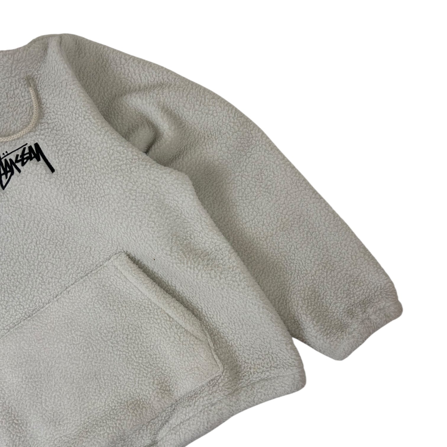Stussy Bronson Sherpa Hoodie Bone