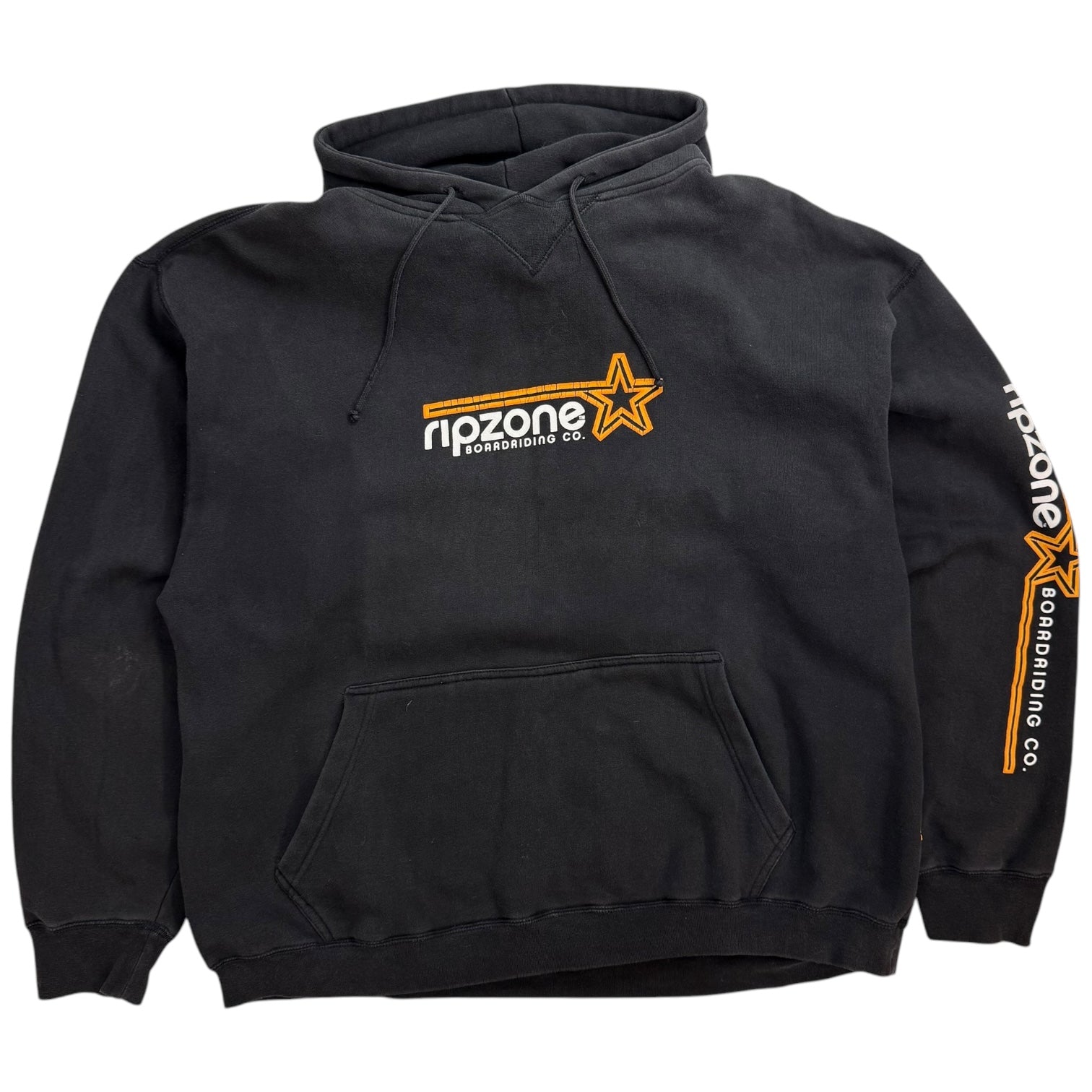 Vintage Ripzone Boarding Co Hoodie Black