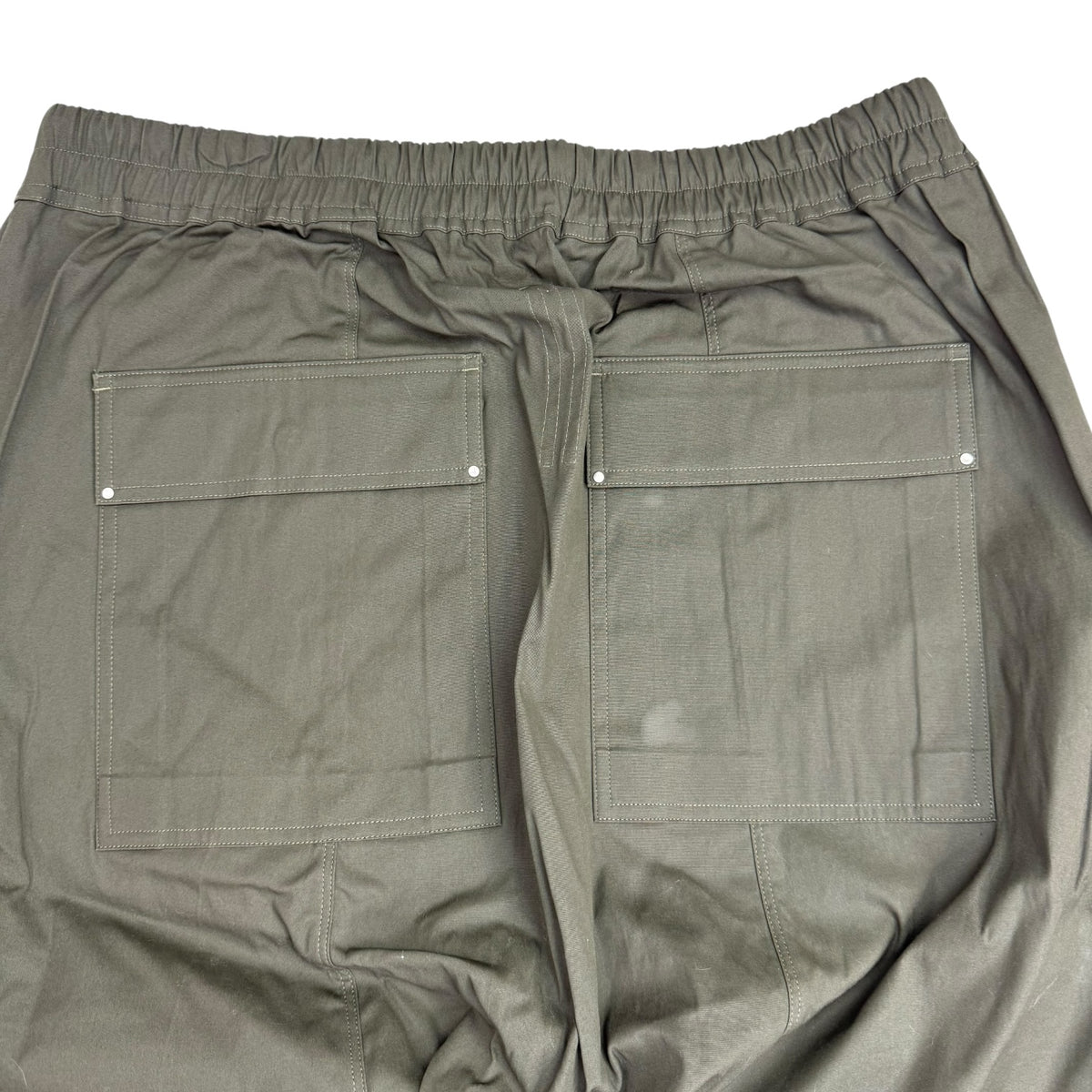 Rick Owens FW/22 Strobe Drawstring Cropped Pants Green