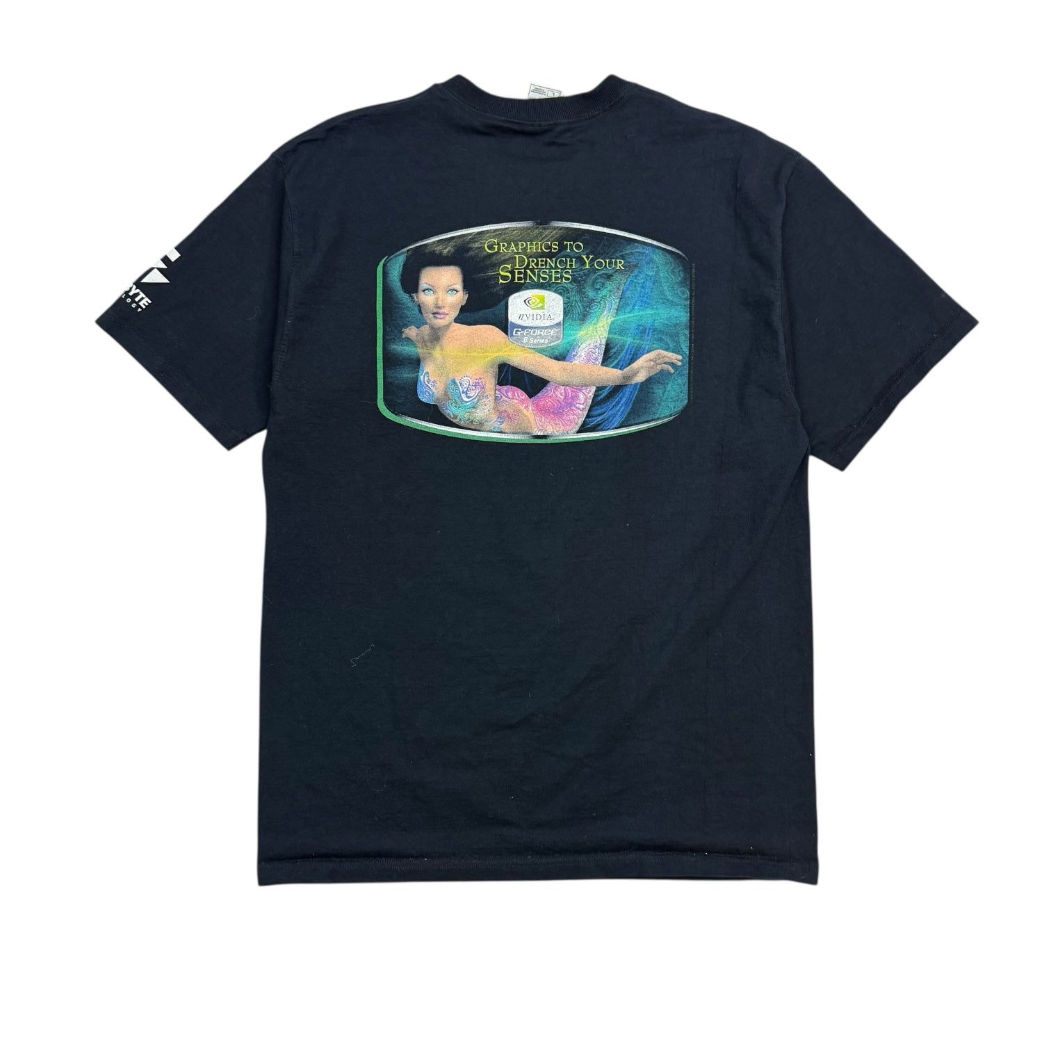 Vintage Nvidia ‘Graphics To Drench Your Senses’ Tee Black