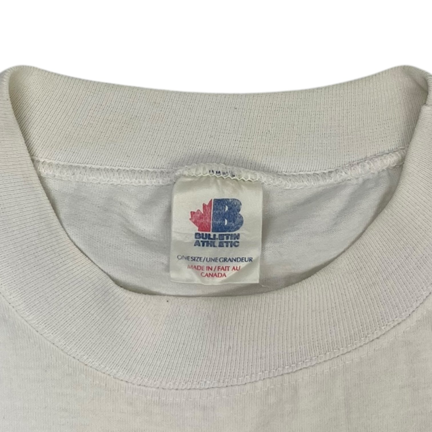 1992 Bulletin Quebec Nordiques Wrap Around NHL T-Shirt