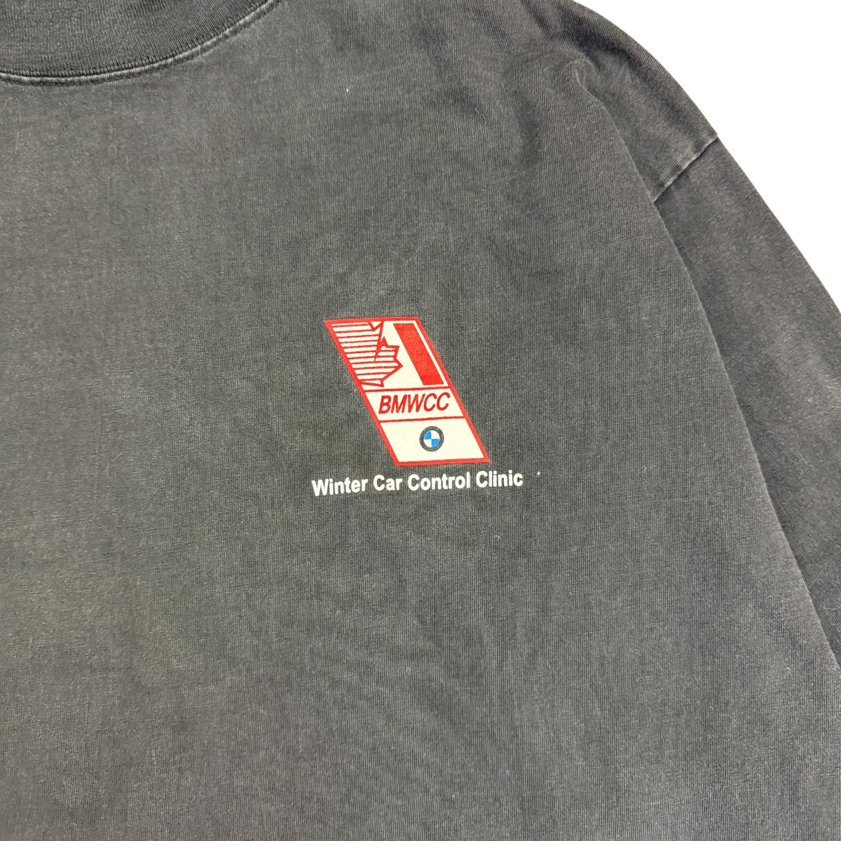 Vintage BMW “The Ultimate Snow Machine” Mockneck Tee Black