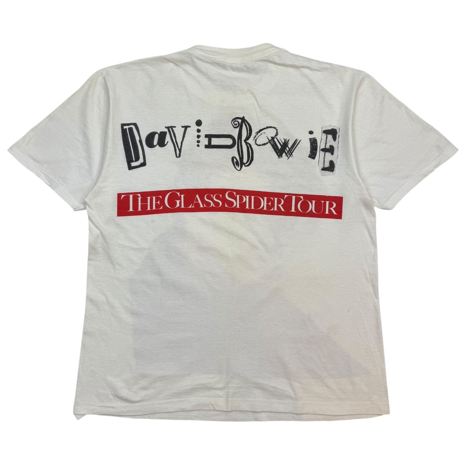 1987 David Bowie Glass Spider Tour Tee White