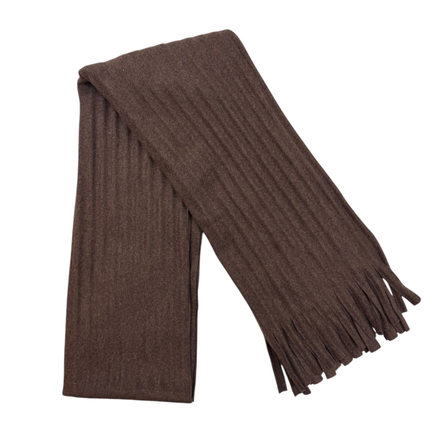 Issey Miyake Homme Plisse Pleated Scarf Brown