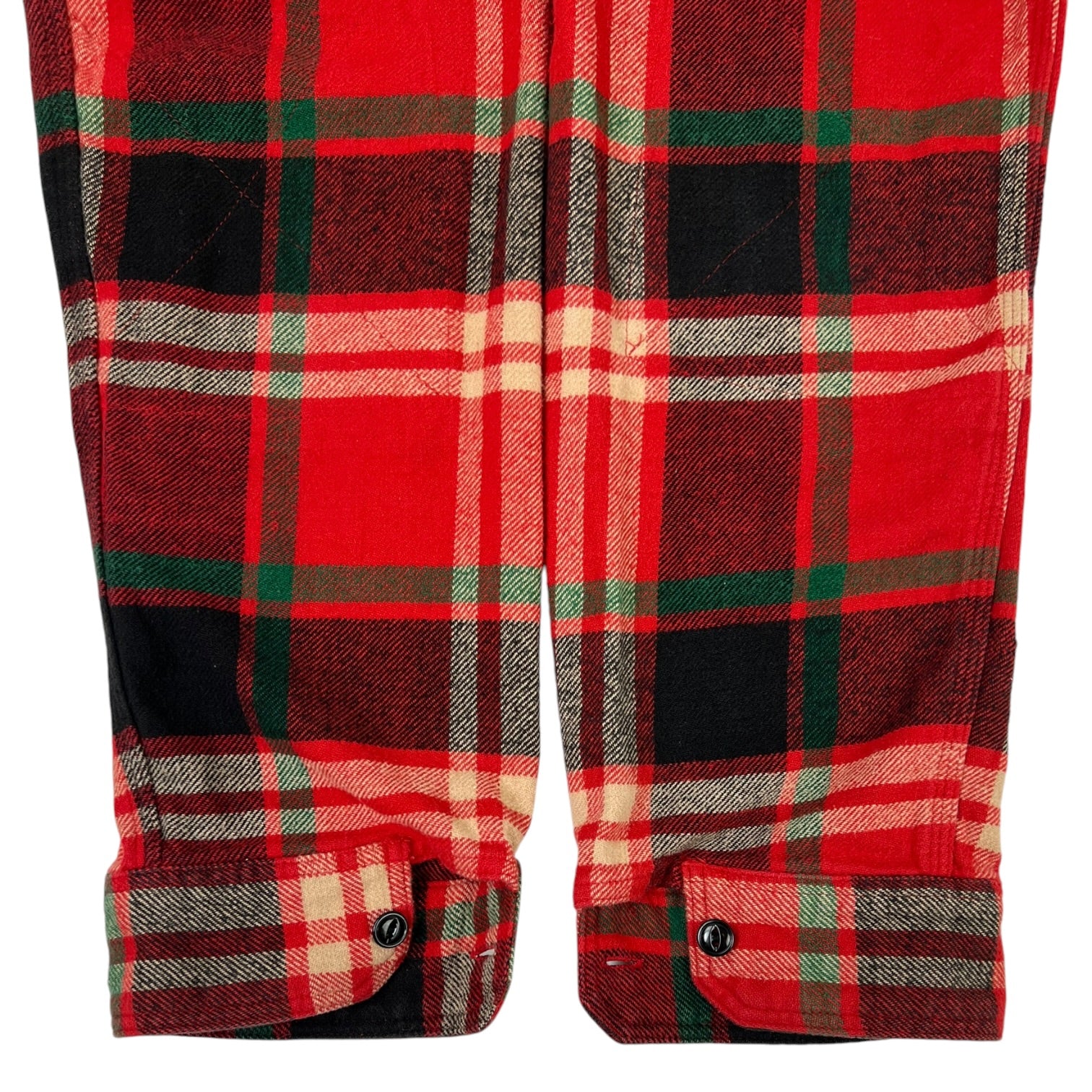 Engineered Garments Single Needle Plaid Flannel Black/Red