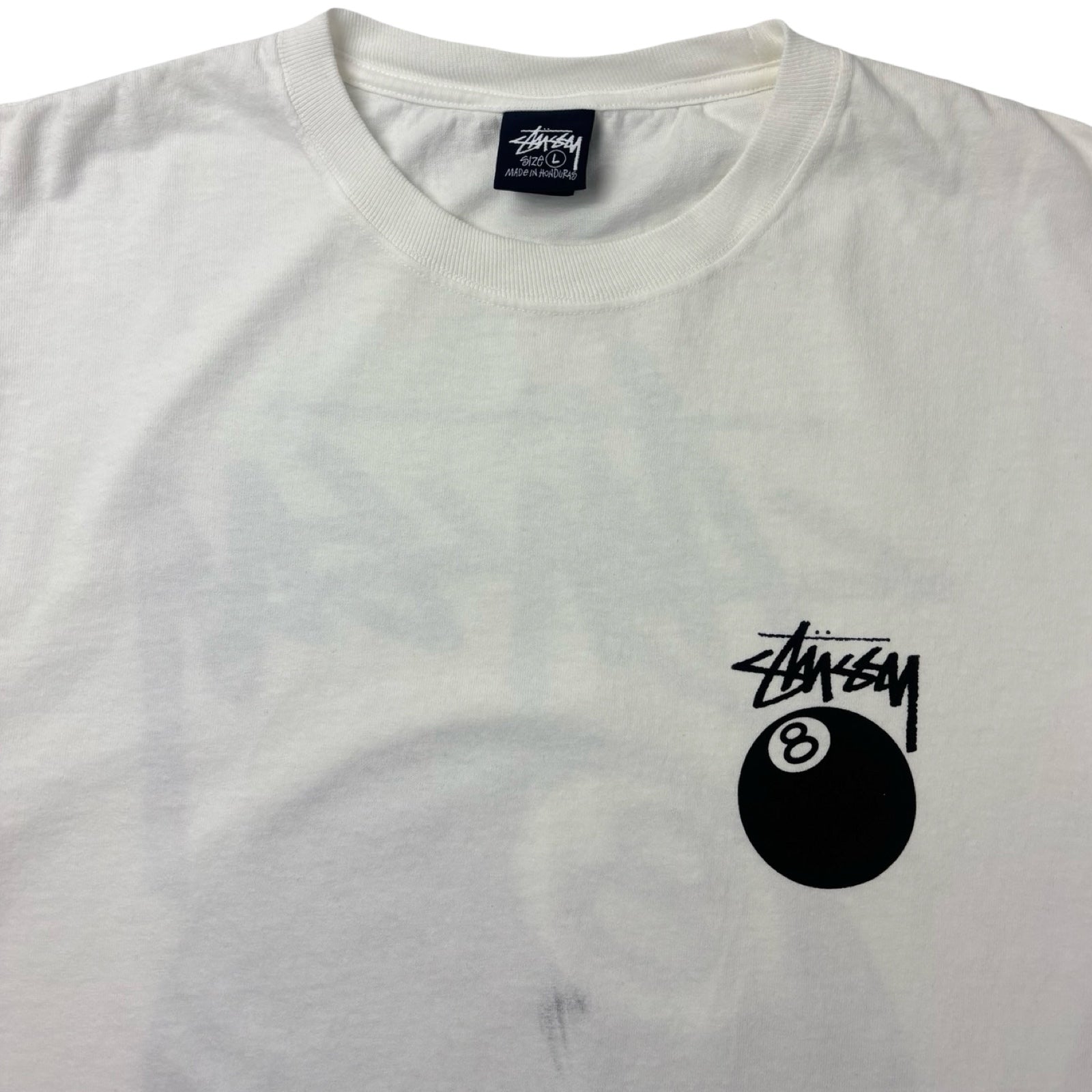 Stussy 8 Ball Tee White