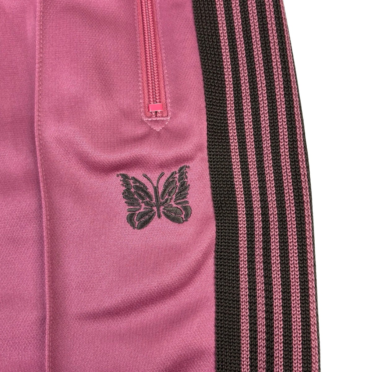 Needles Poly Smooth Track Pant Smoke Pink