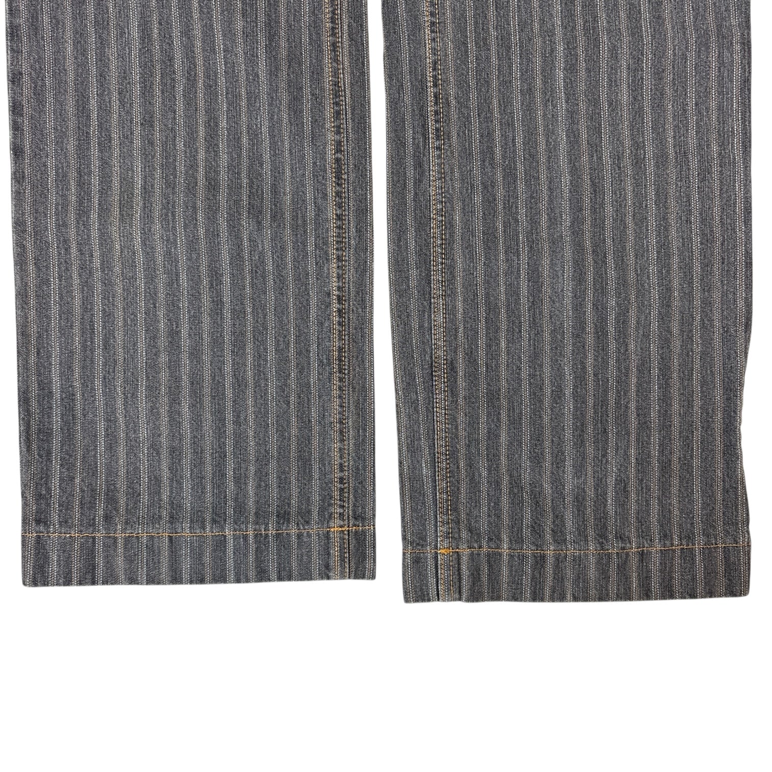 Vintage Dolce & Gabbana Pinstripe Denim Grey