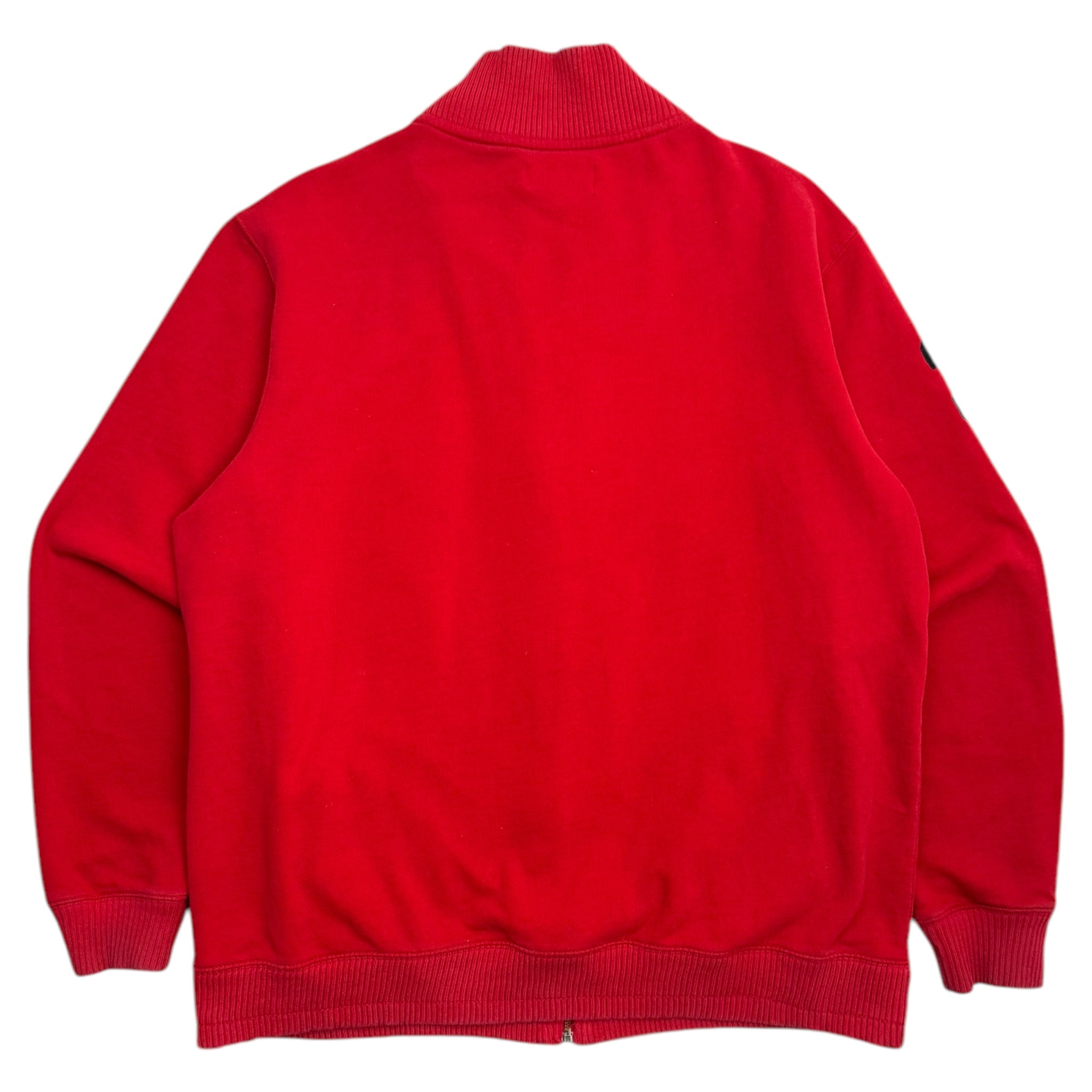 Vintage Polo Ralph Lauren Big Pony Zip Sweater Red