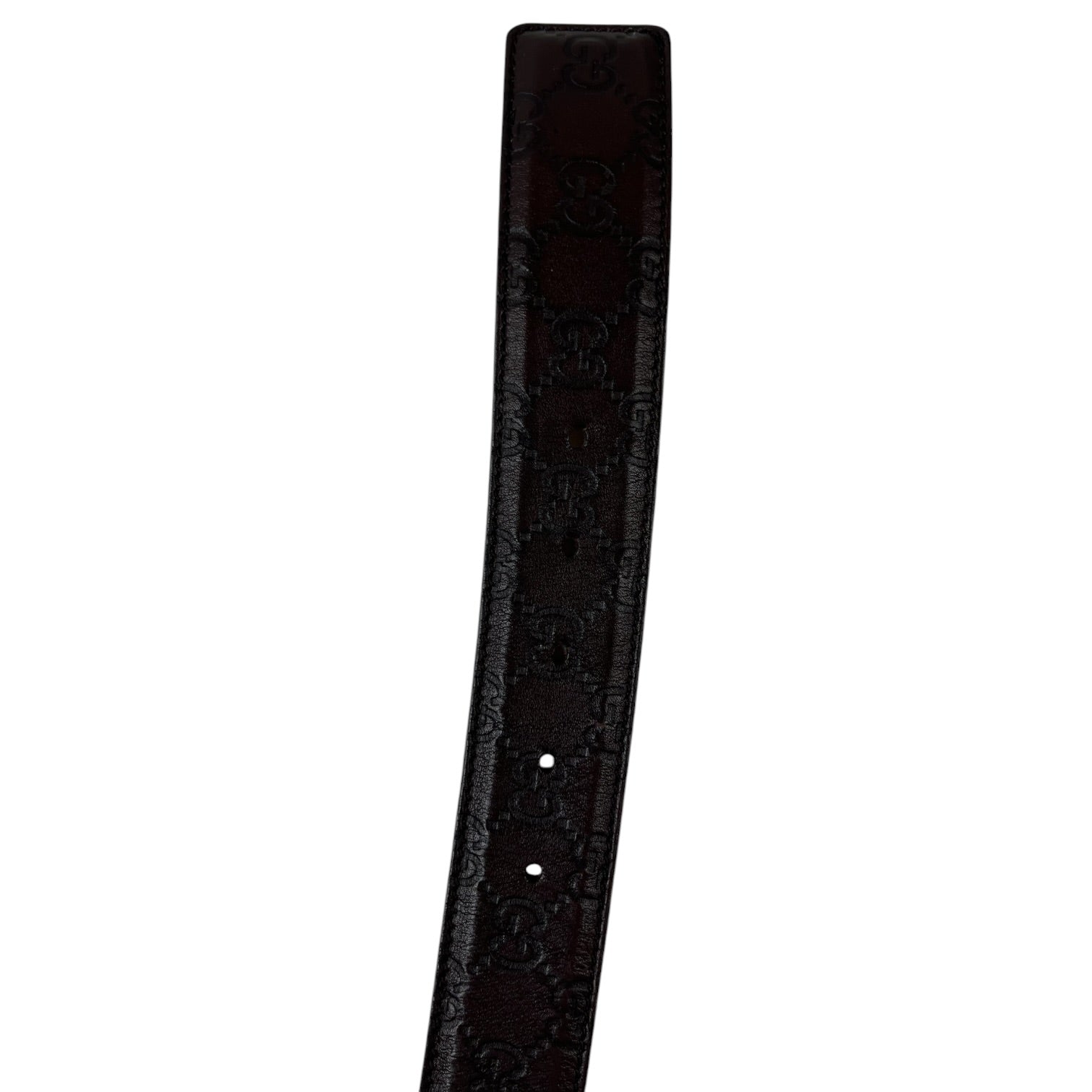 Gucci “Guccissima” Leather Belt Brown