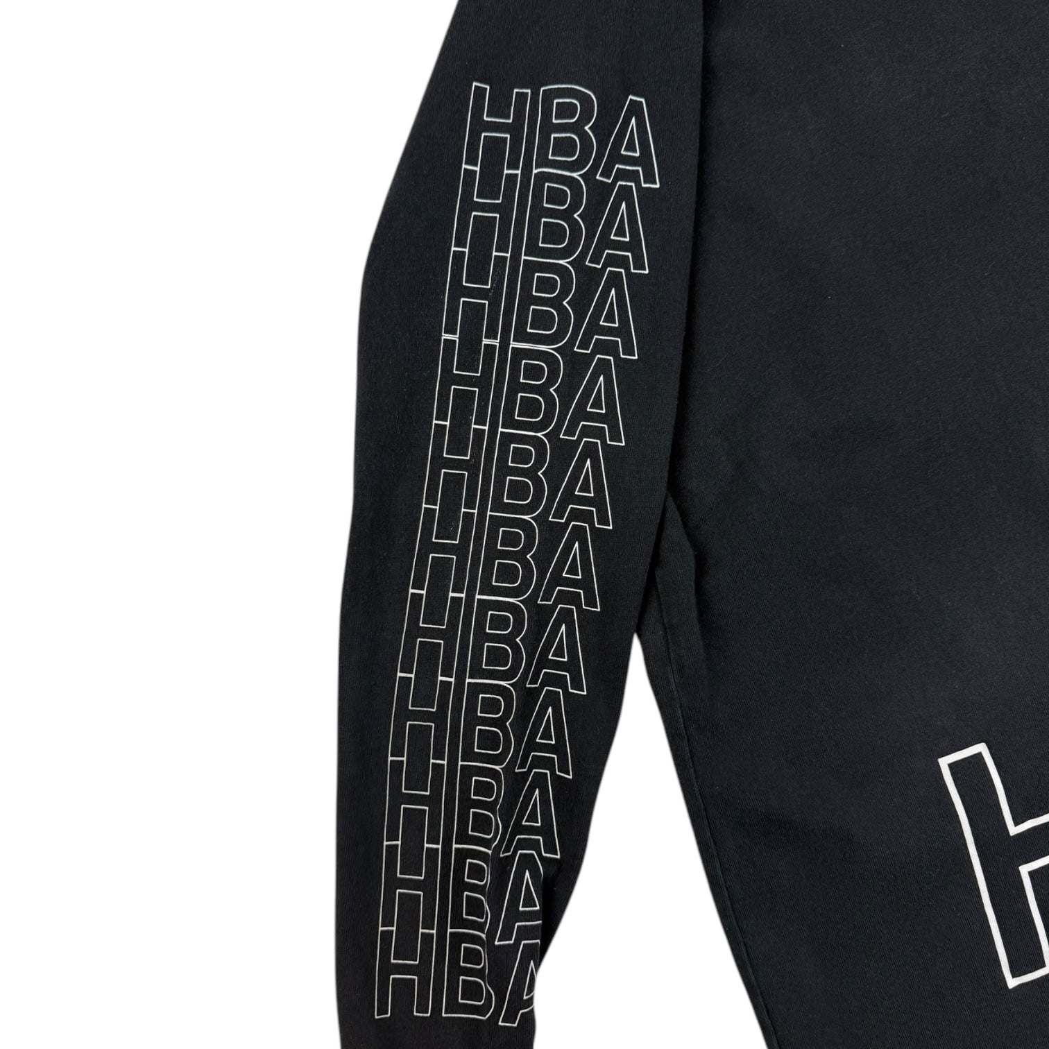 Hood By Air Layered Logo Long Sleeve Shirt Black