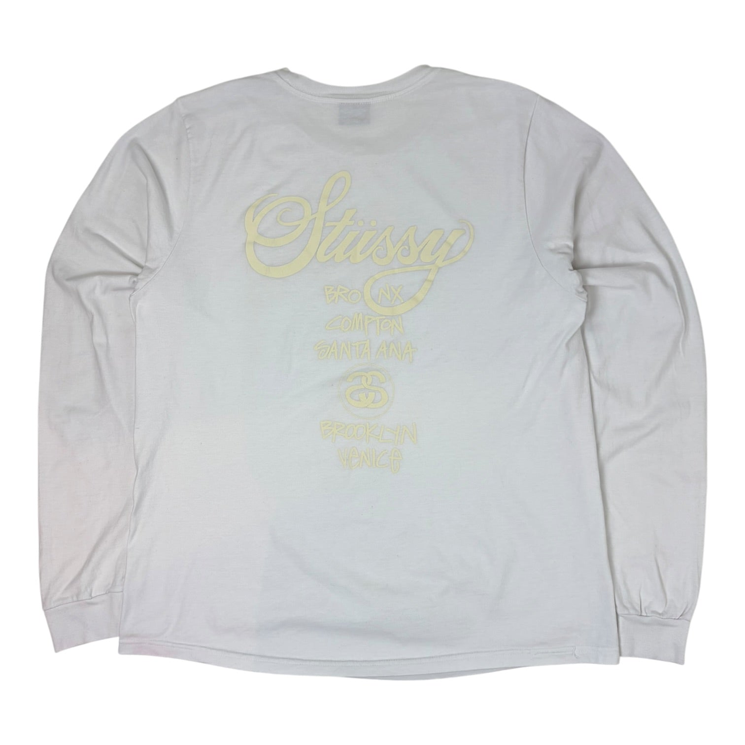 Stussy World Tour Longsleeve White